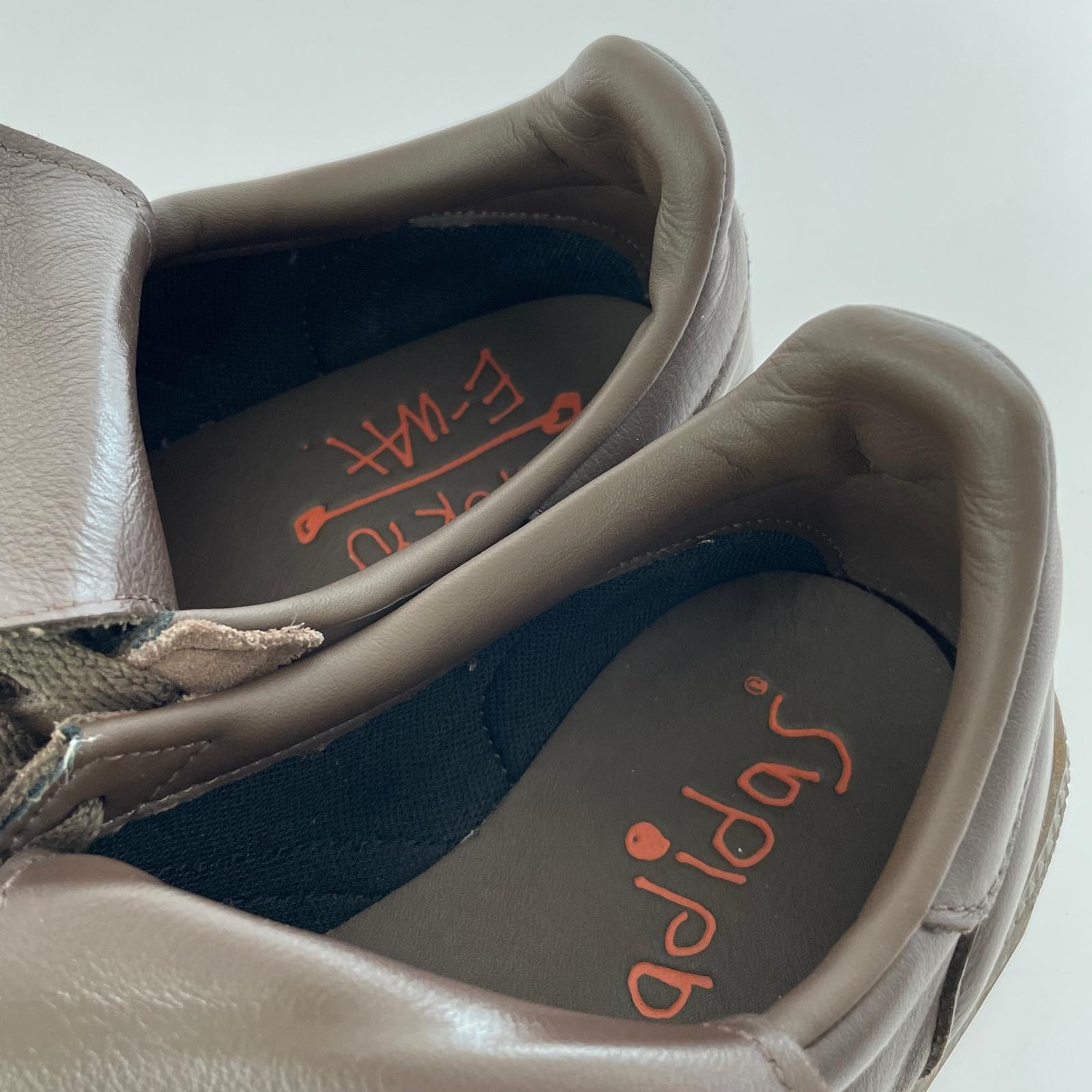 スニーカー SHUKYU×E-WAX HANDBALL SPEZIAL 茶 28.0cm 28cm (US10 UK9 1/2 EU46) ブラウン