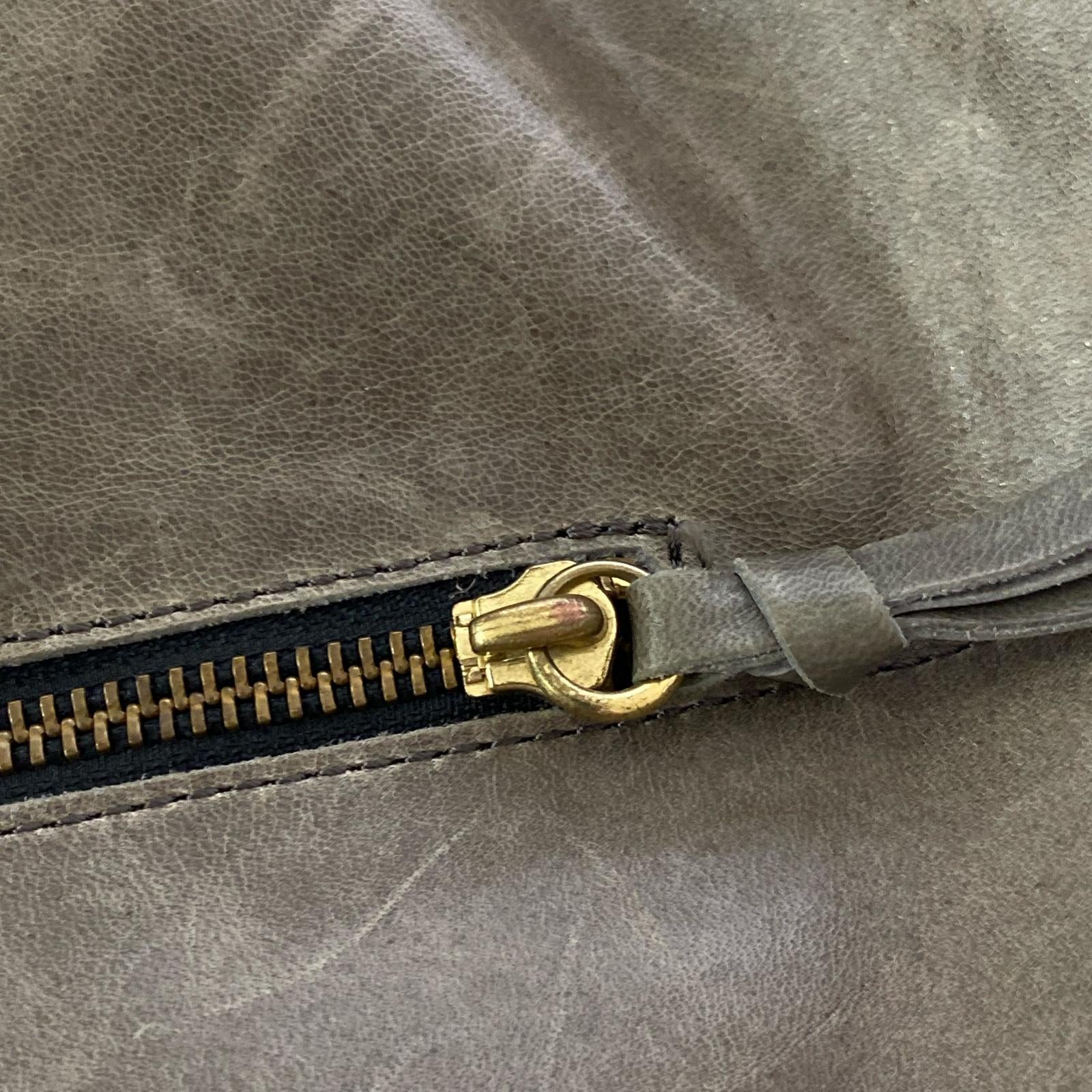 ハンドバッグ Dakota レザー ハンドバッグ グレー グレー
