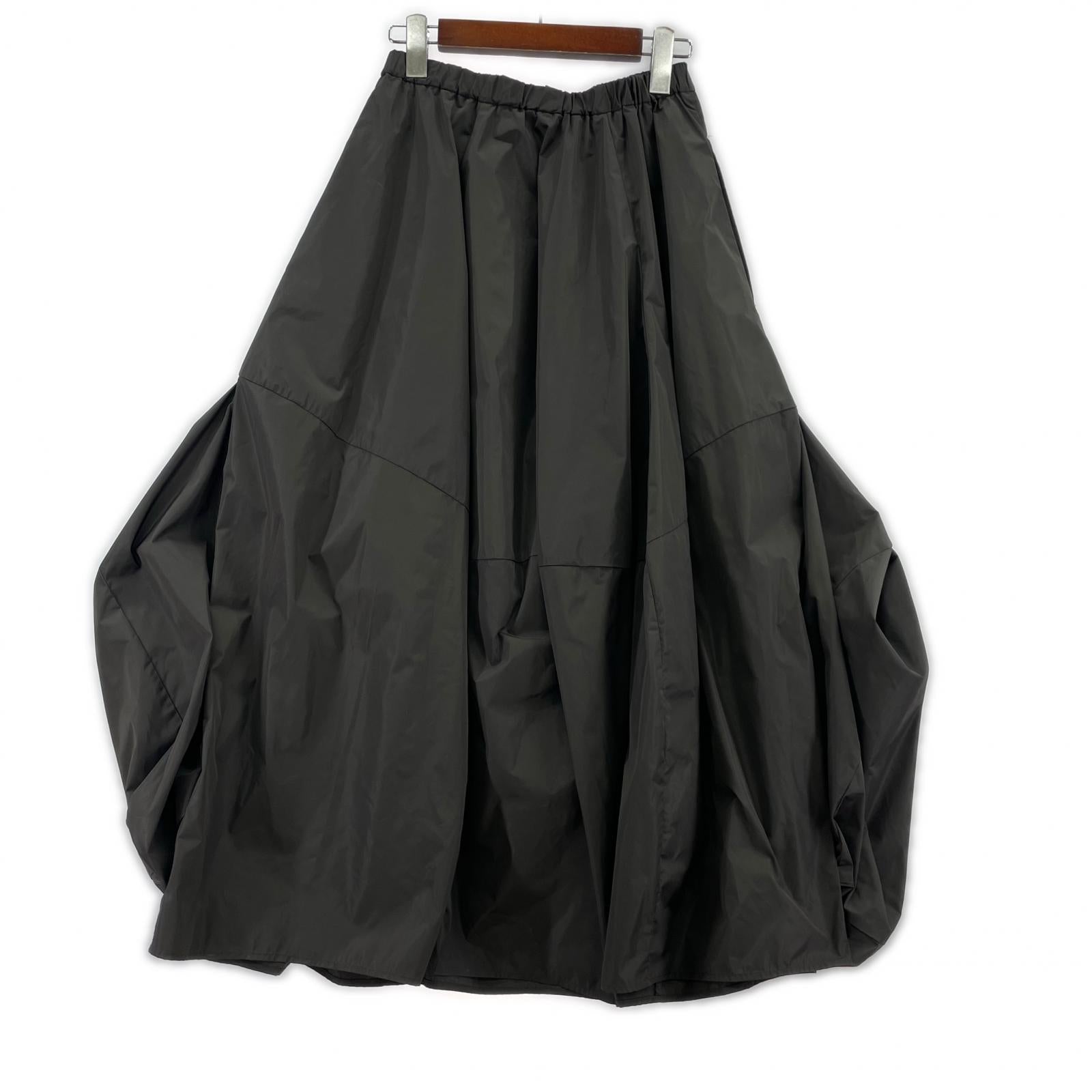 ロングスカート 23SS SQUARE SKIRT 36 36 ブラック