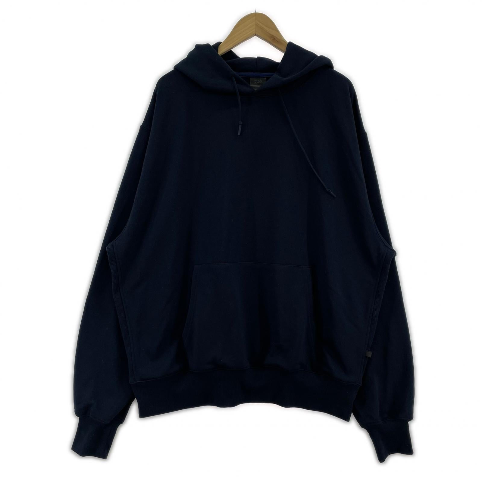 パーカー 24AW TECH SWEAT HOODIE L 紺 L ネイビー
