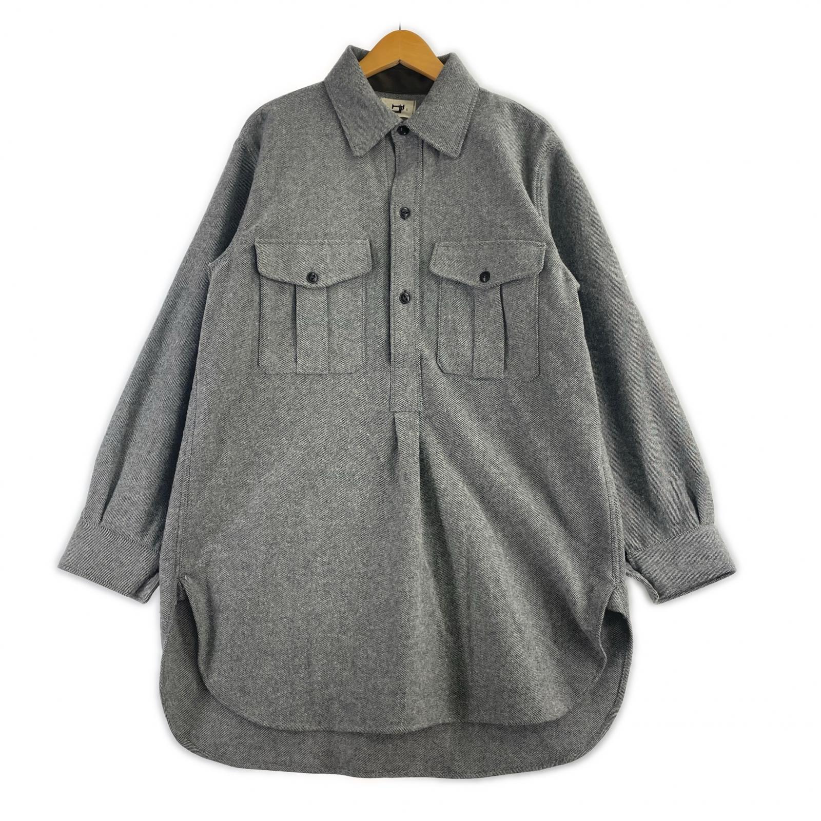 ジャケット ALTT CLOTHING ツイードPOシャツ 1 グレー 1 グレー