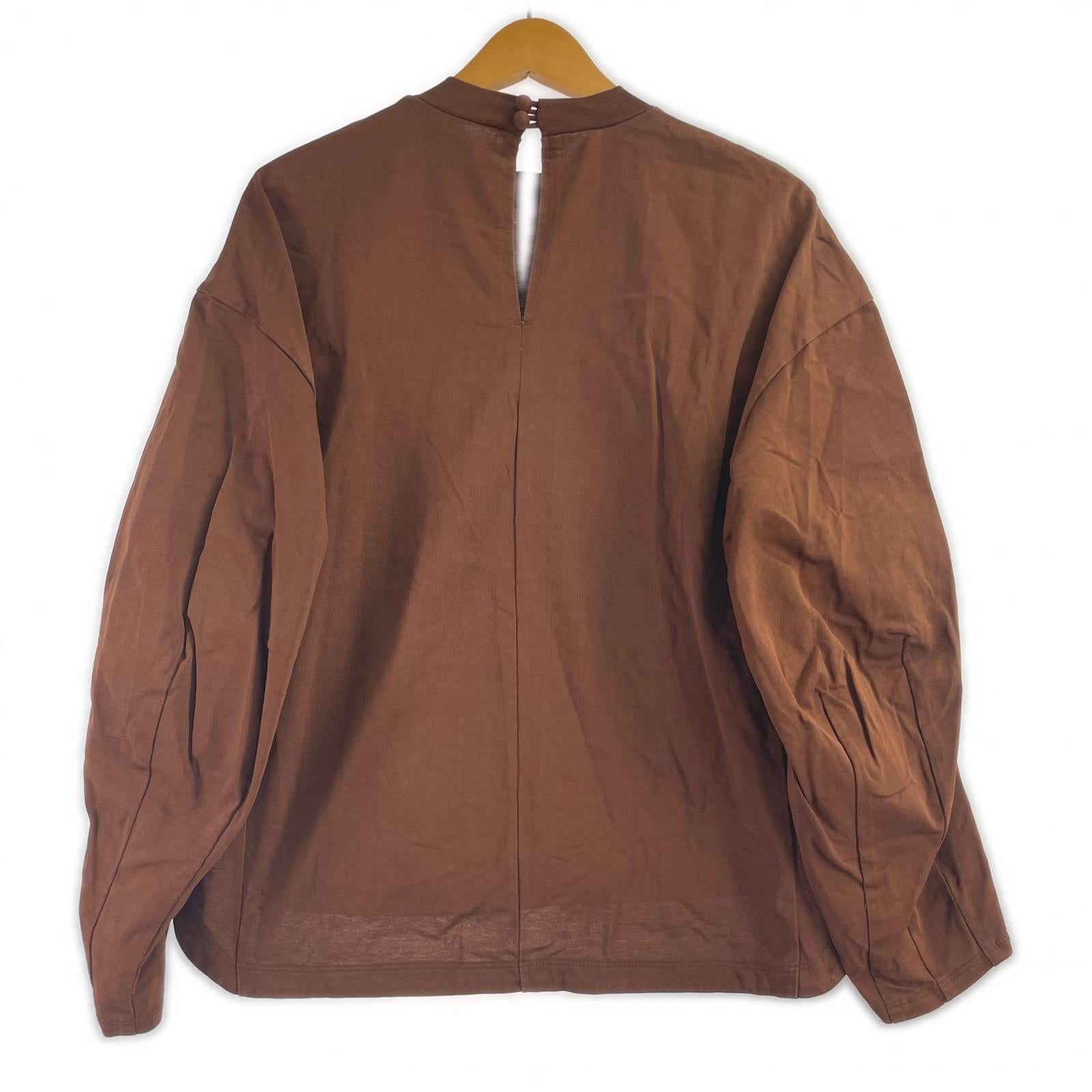 長袖Tシャツ MameKurogouchi 21AW Cotton Jersey Pullover 2 ブラウン 2 ブラウン