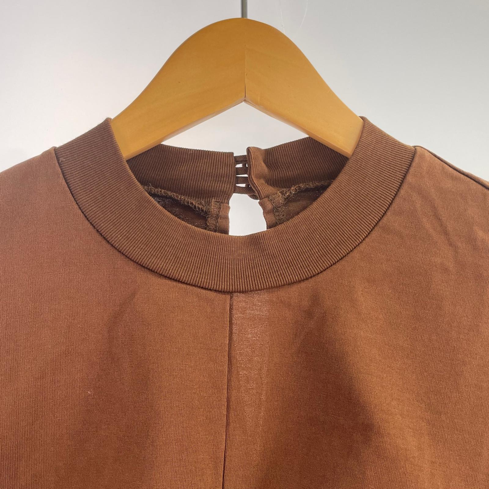 長袖Tシャツ MameKurogouchi 21AW Cotton Jersey Pullover 2 ブラウン 2 ブラウン
