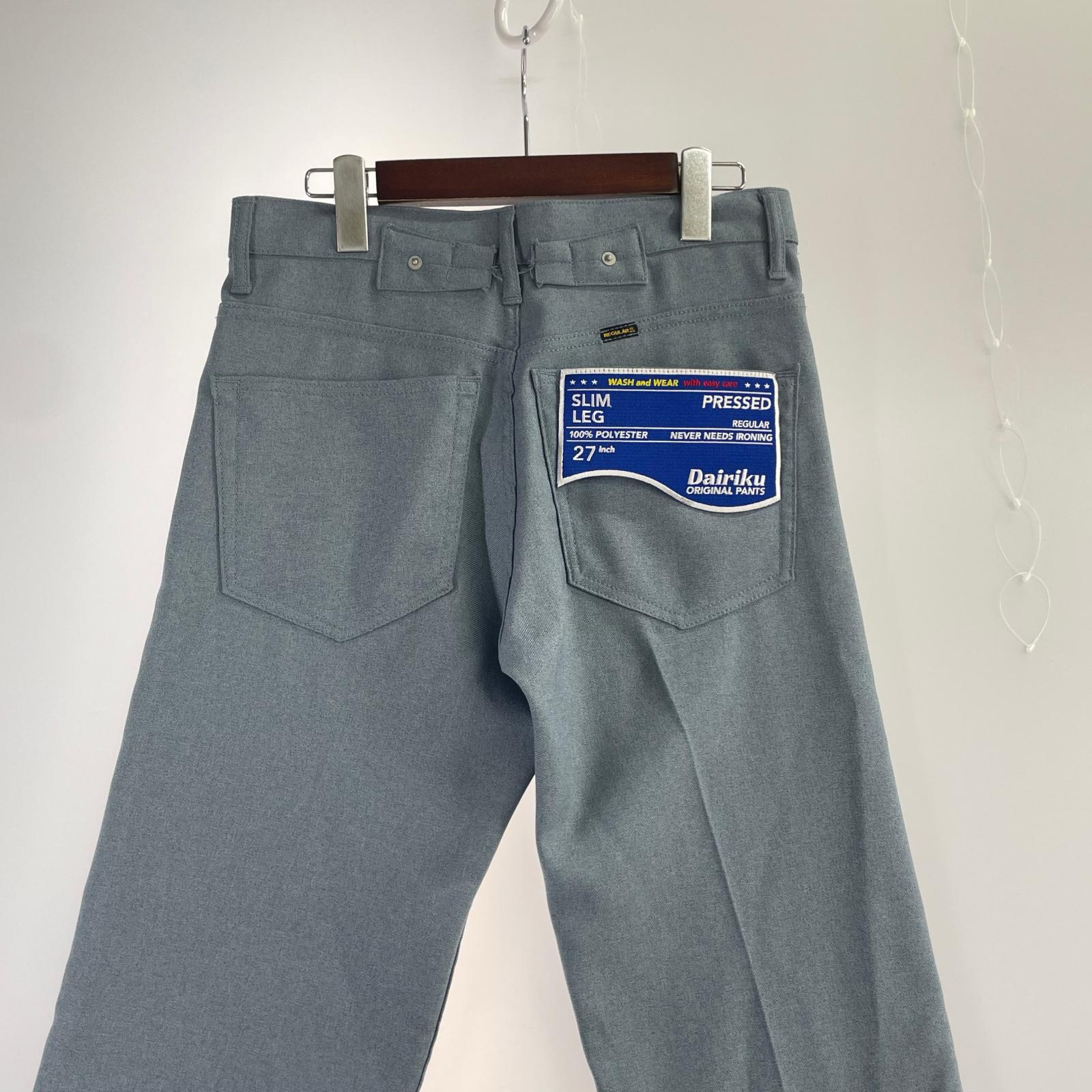 パンツ DAIRIKU 22SS ストレートパンツ 27 サックス 27