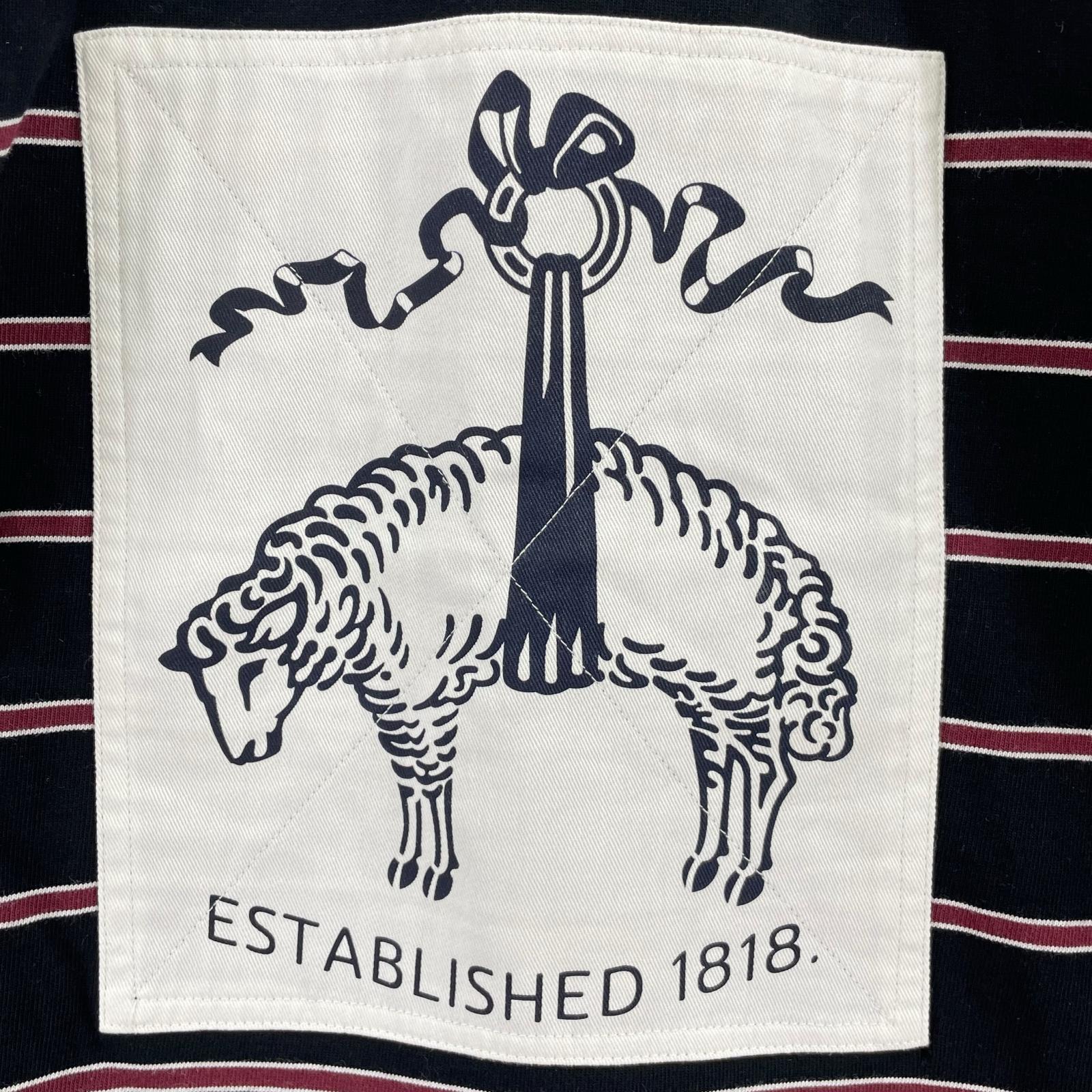 ポロシャツ Brooks Brothers BIOTOP別注 ラガーシャツ M 黒 M ブラック
