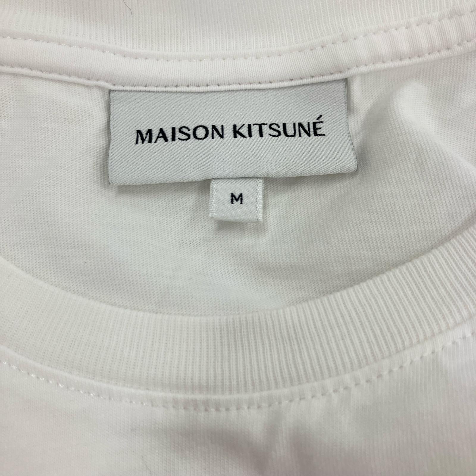 半袖Tシャツ フラワー 白 M ホワイト