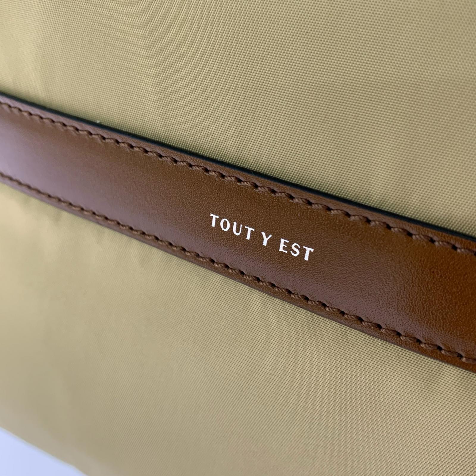 トートバッグ TOUT Y EST SAC CANOT TOILE ベージュ