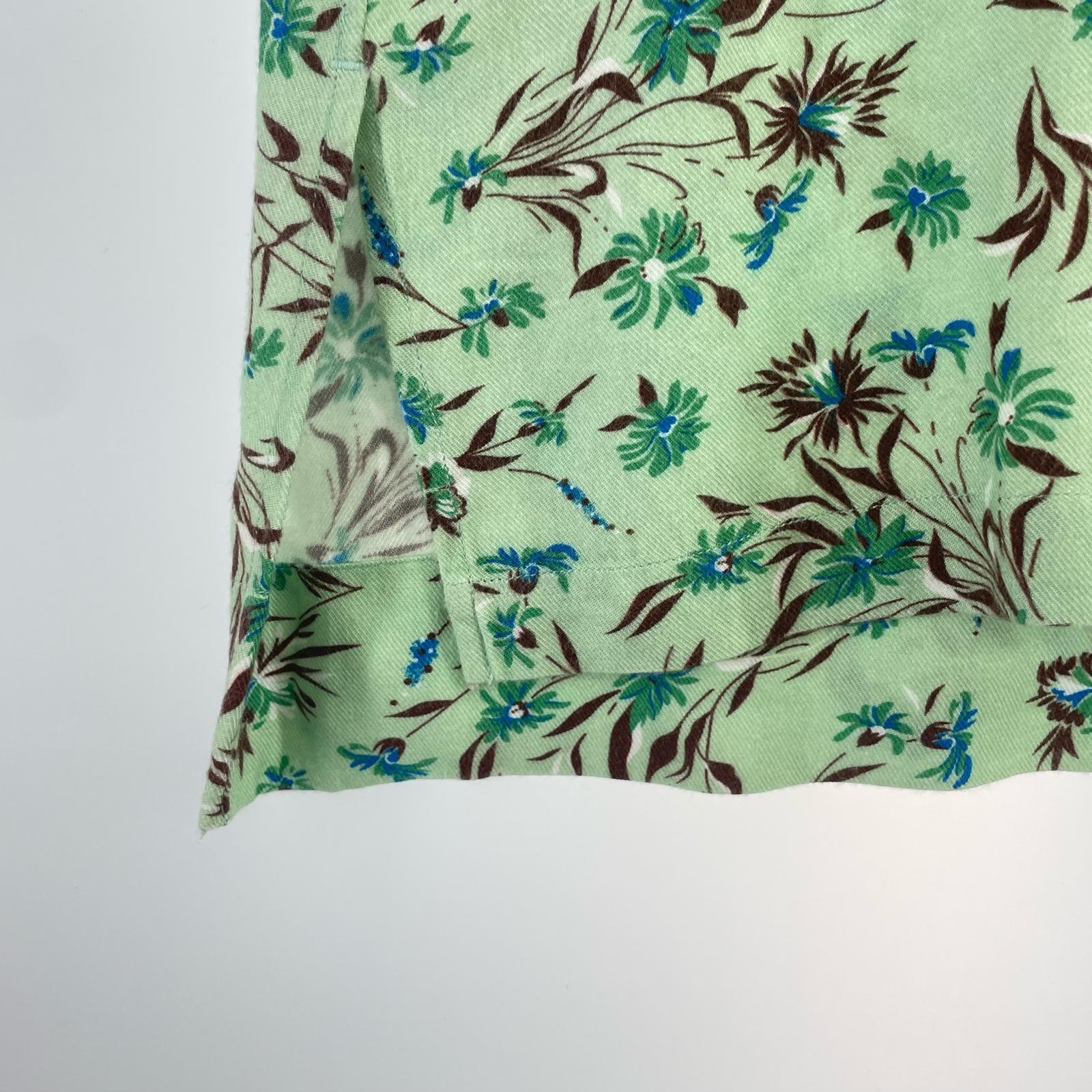半袖シャツ Acne Studios 総柄レーヨンアロハシャツ 46 ミント 46