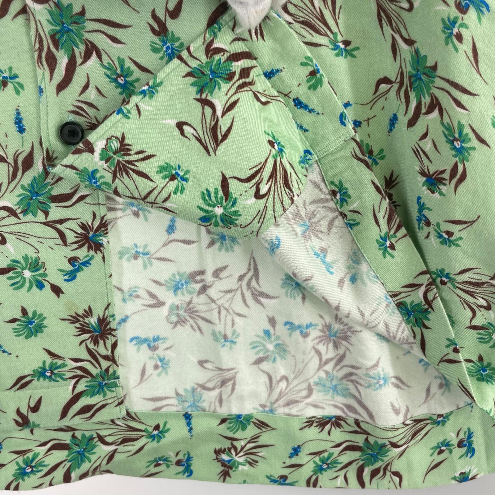 半袖シャツ Acne Studios 総柄レーヨンアロハシャツ 46 ミント 46