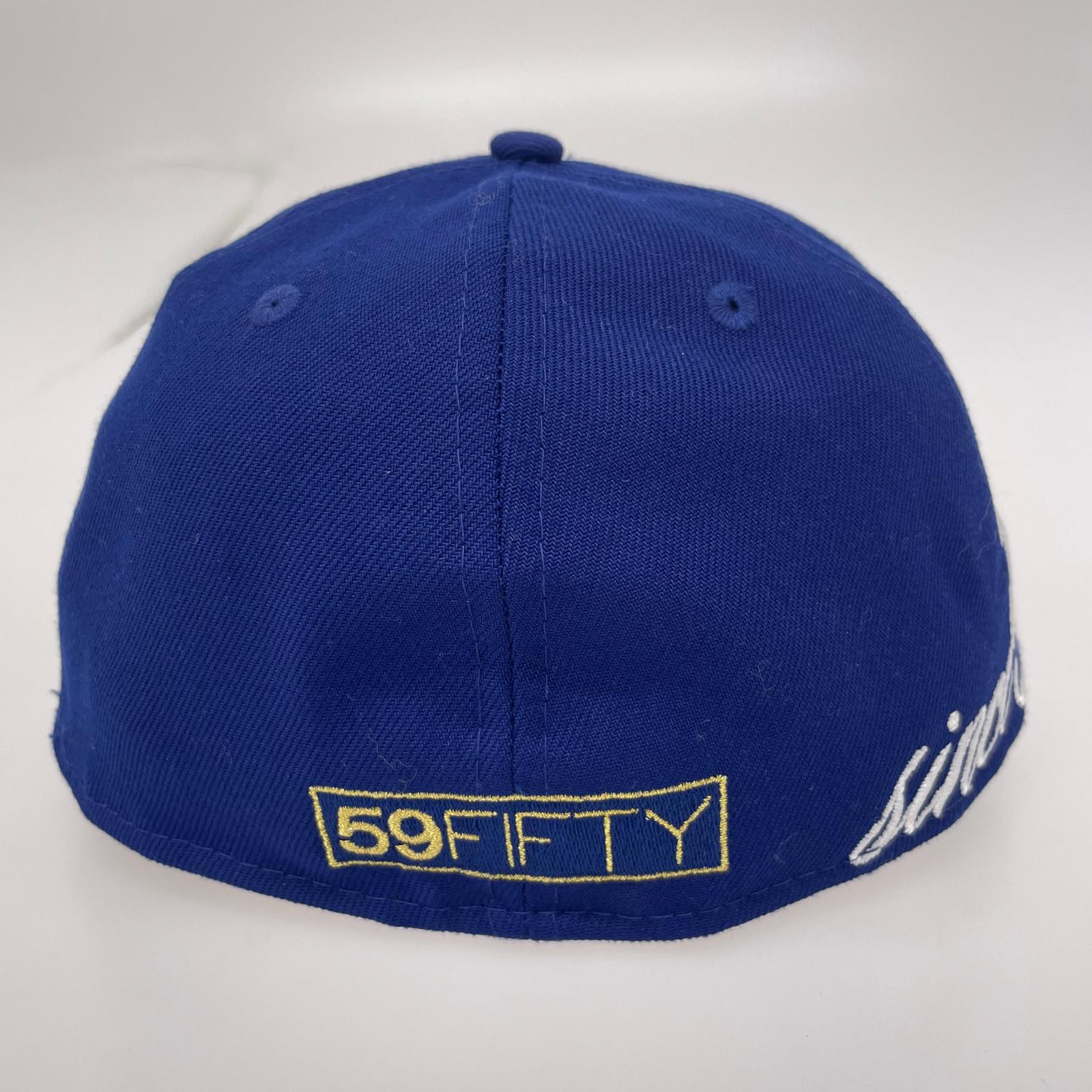 キャップ LA Dodgers 刺繍 Baseball CAP ネイビー