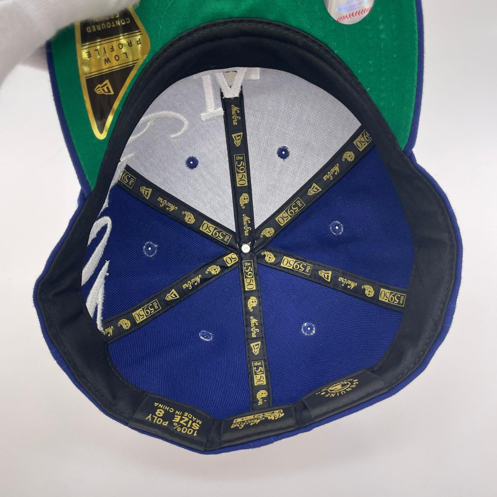 キャップ LA Dodgers 刺繍 Baseball CAP ネイビー