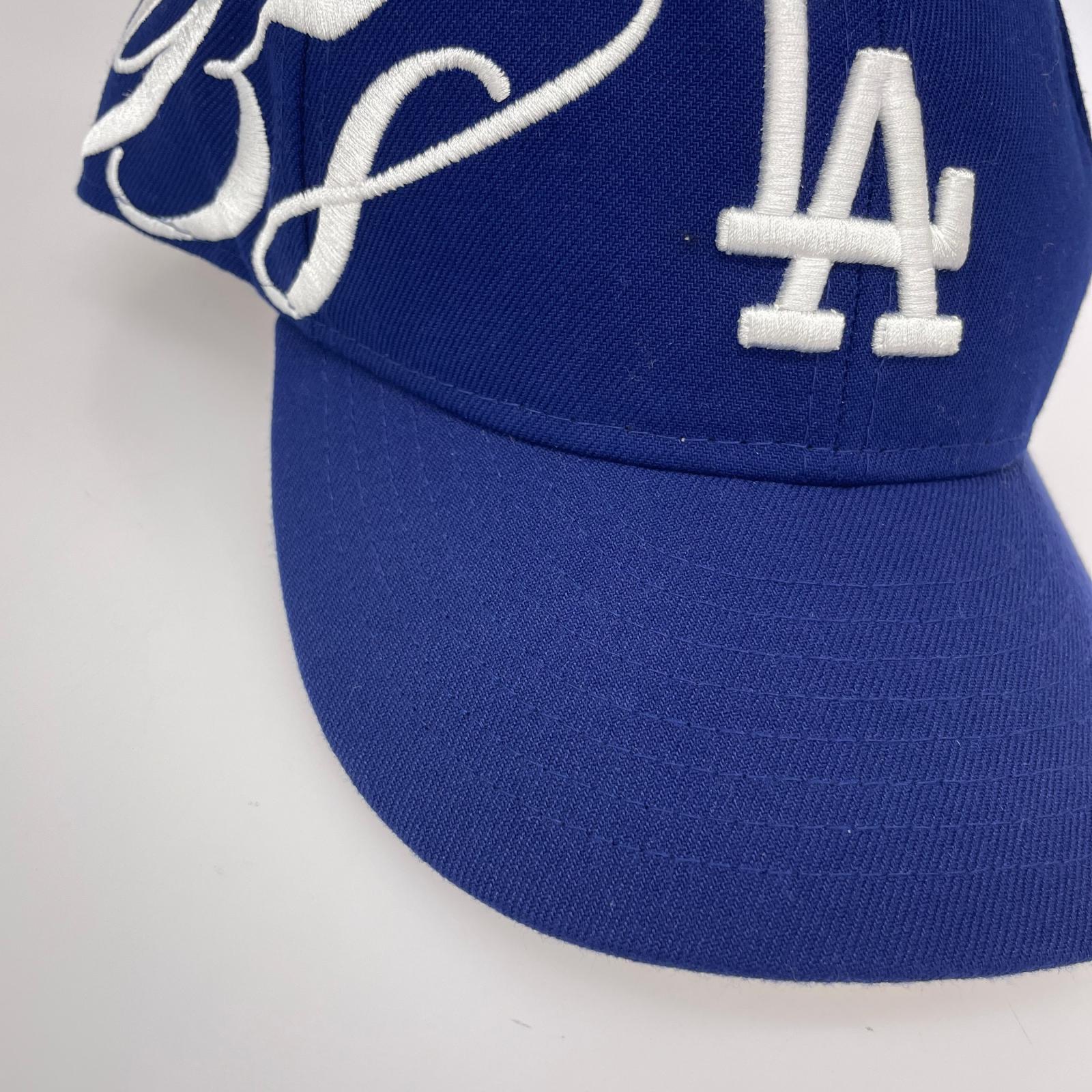 キャップ LA Dodgers 刺繍 Baseball CAP ネイビー