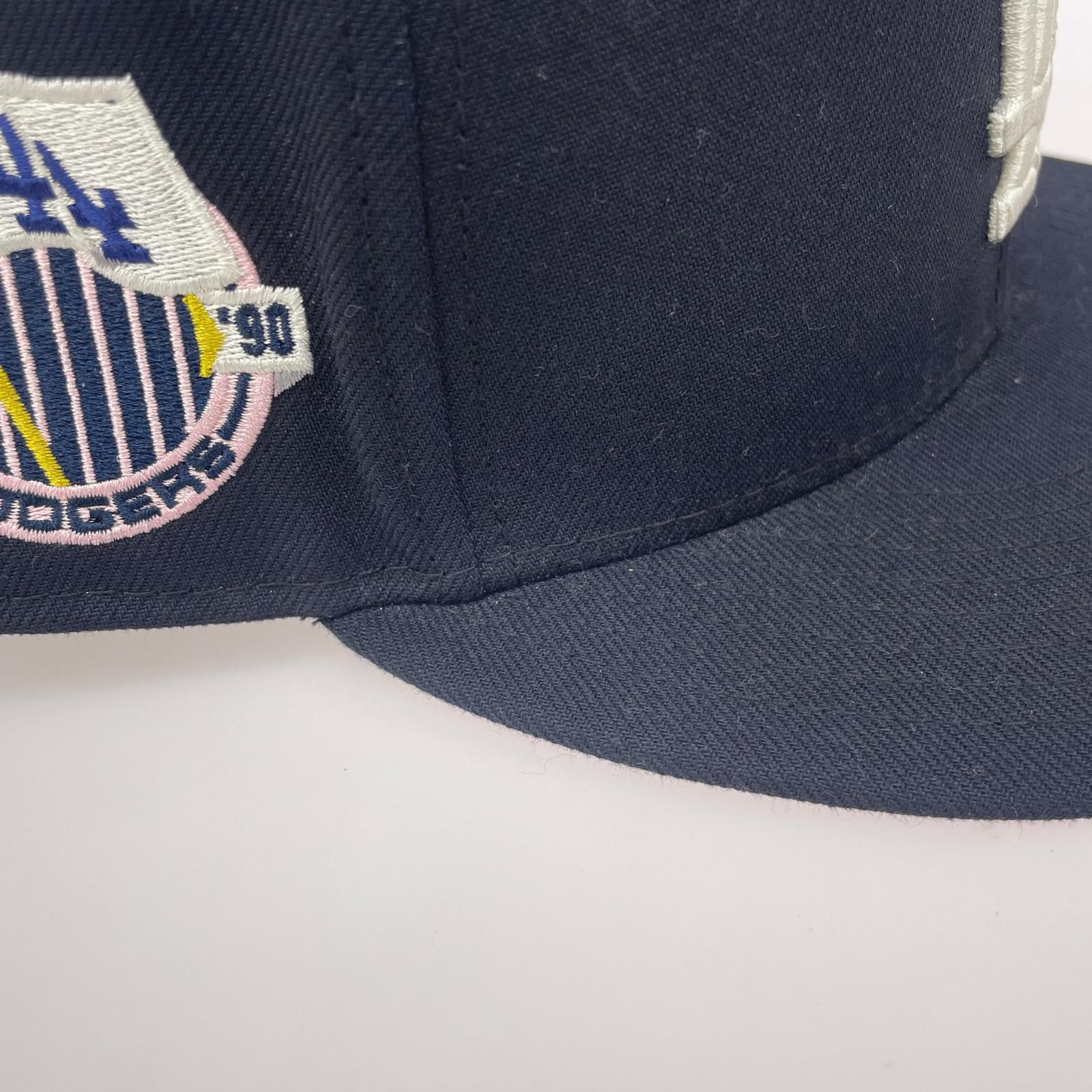 キャップ LA Dodgers 刺繍 Baseball CAP ブラック