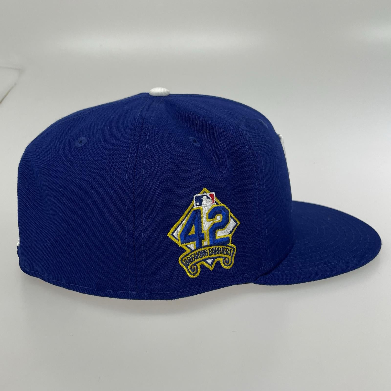 キャップ LA Dodgers 刺繍 Baseball CAP ネイビー