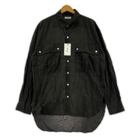 長袖シャツ CHASSE 26SS SH1 KATRN-SCR 2ポケットシャツ F 黒 ブラック