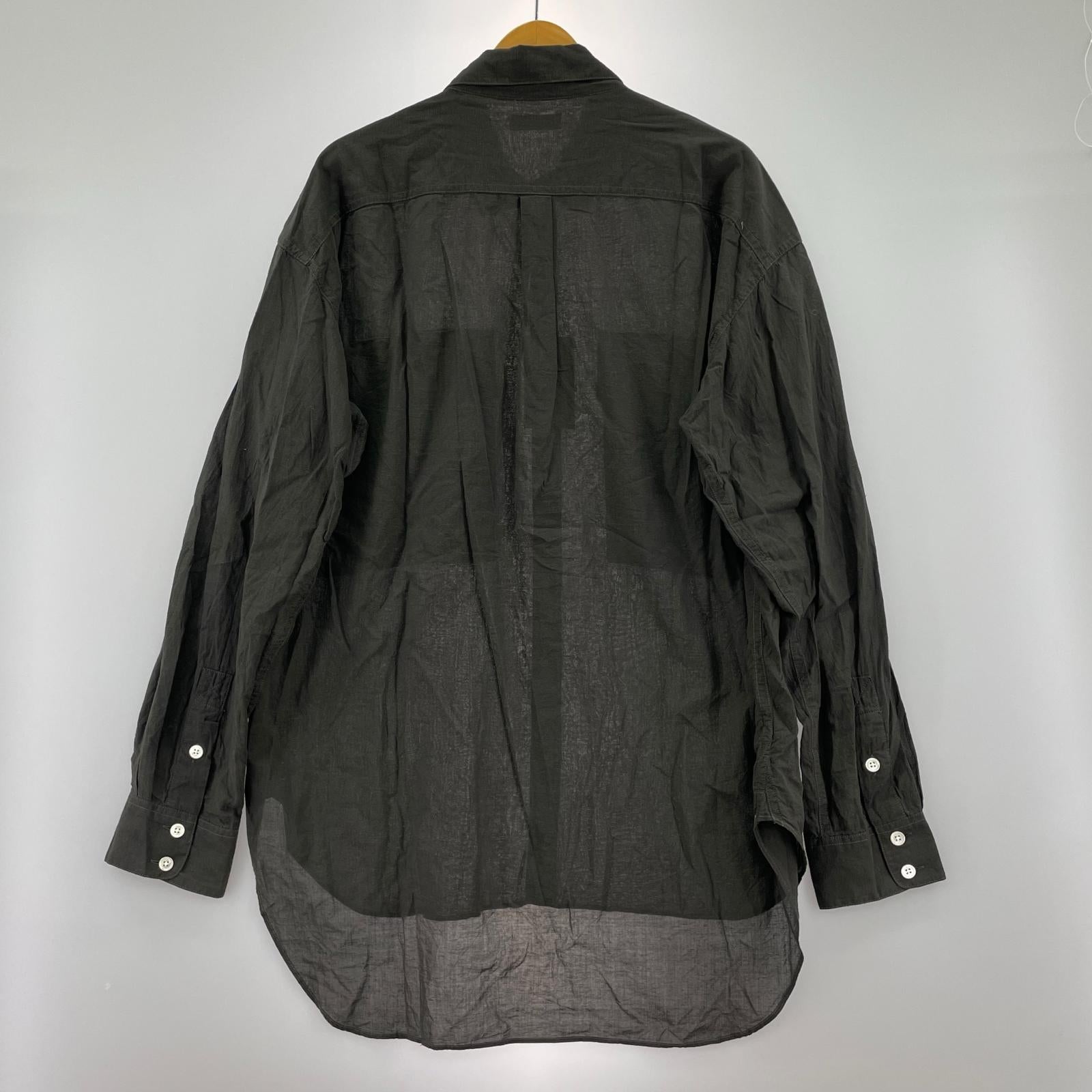 長袖シャツ CHASSE 26SS SH1 KATRN-SCR 2ポケットシャツ F 黒 ブラック