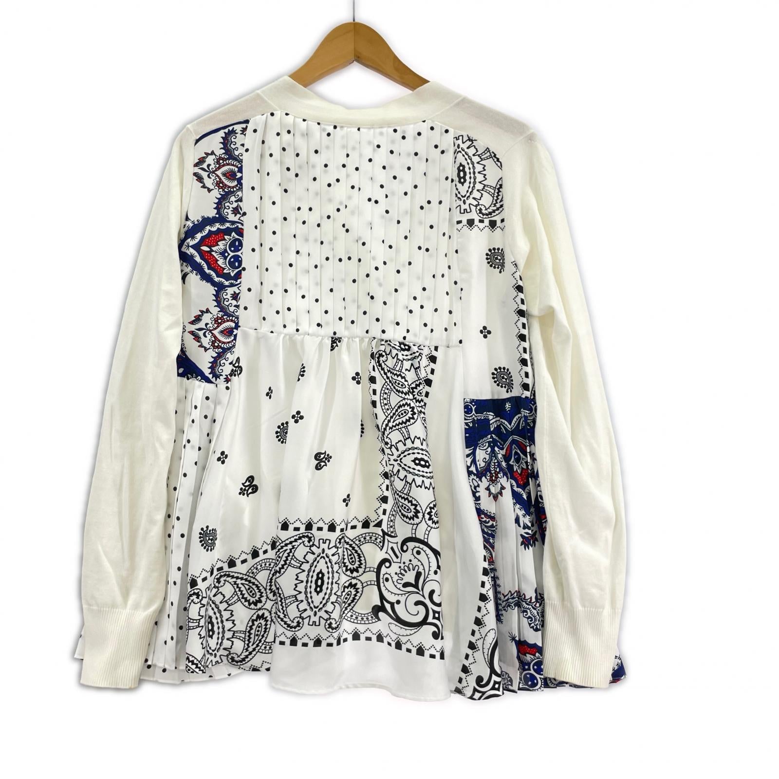 カーディガン Bandana Print cardigan 2 2