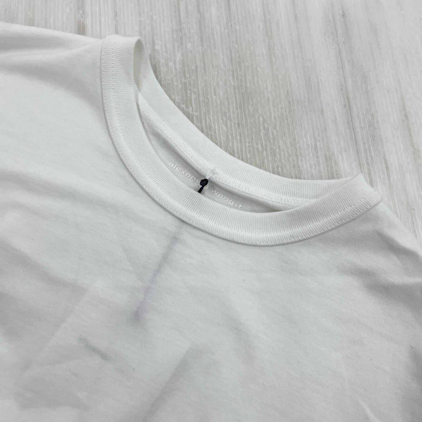 半袖Tシャツ Alexander Wang ESSENTIAL JSY TEE 白 (S) S ホワイト