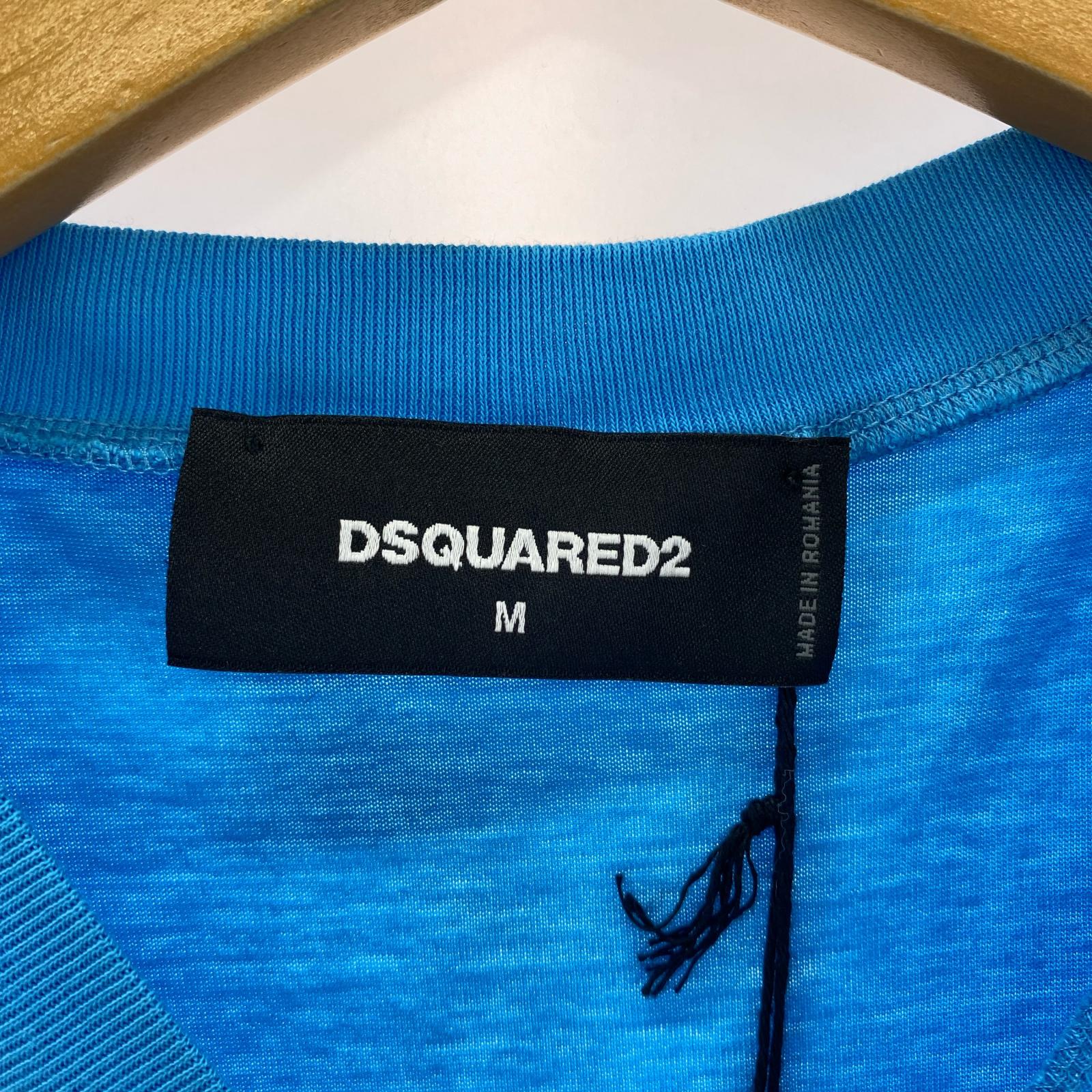 半袖Tシャツ DSQUARED2 ICON TEE S79GC0003 青 (M) M ブルー