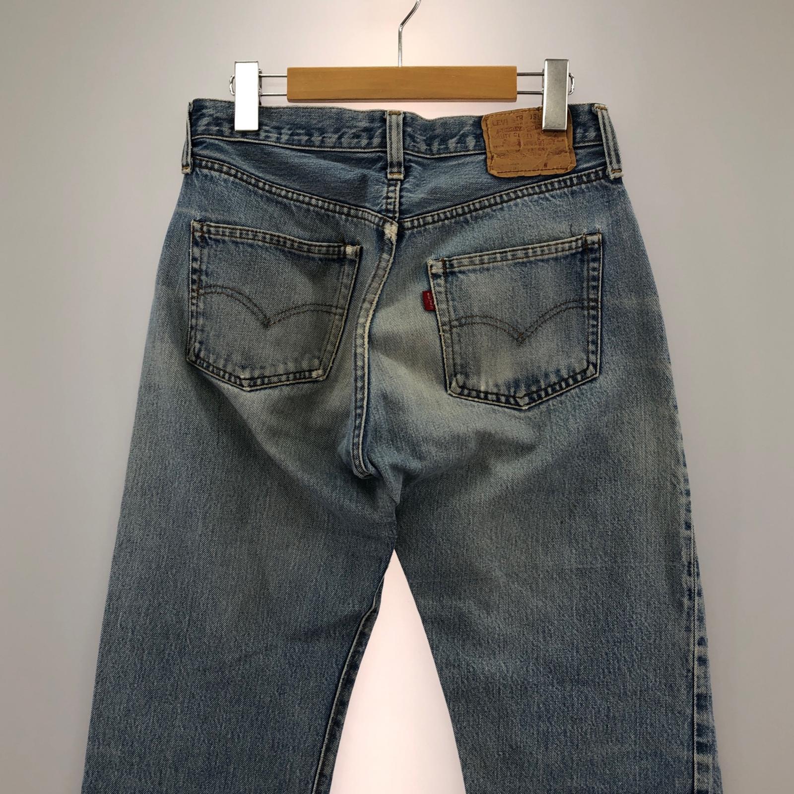 デニムパンツ Levi's 裏ボタン6 66後期 501 ブルー