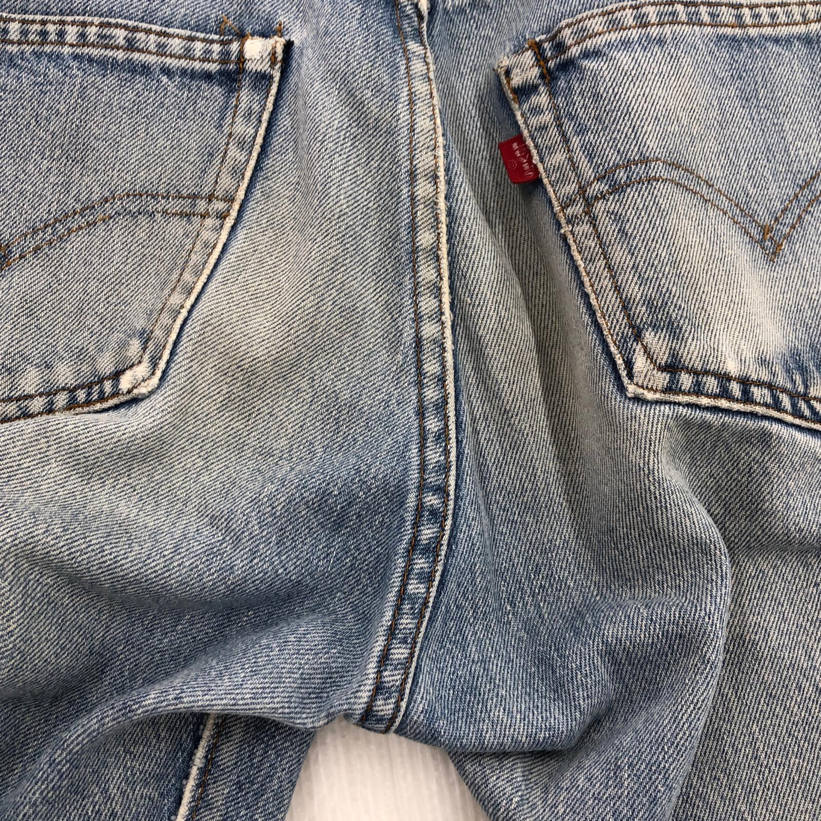 デニムパンツ Levi's 裏ボタン6 66後期 501 ブルー