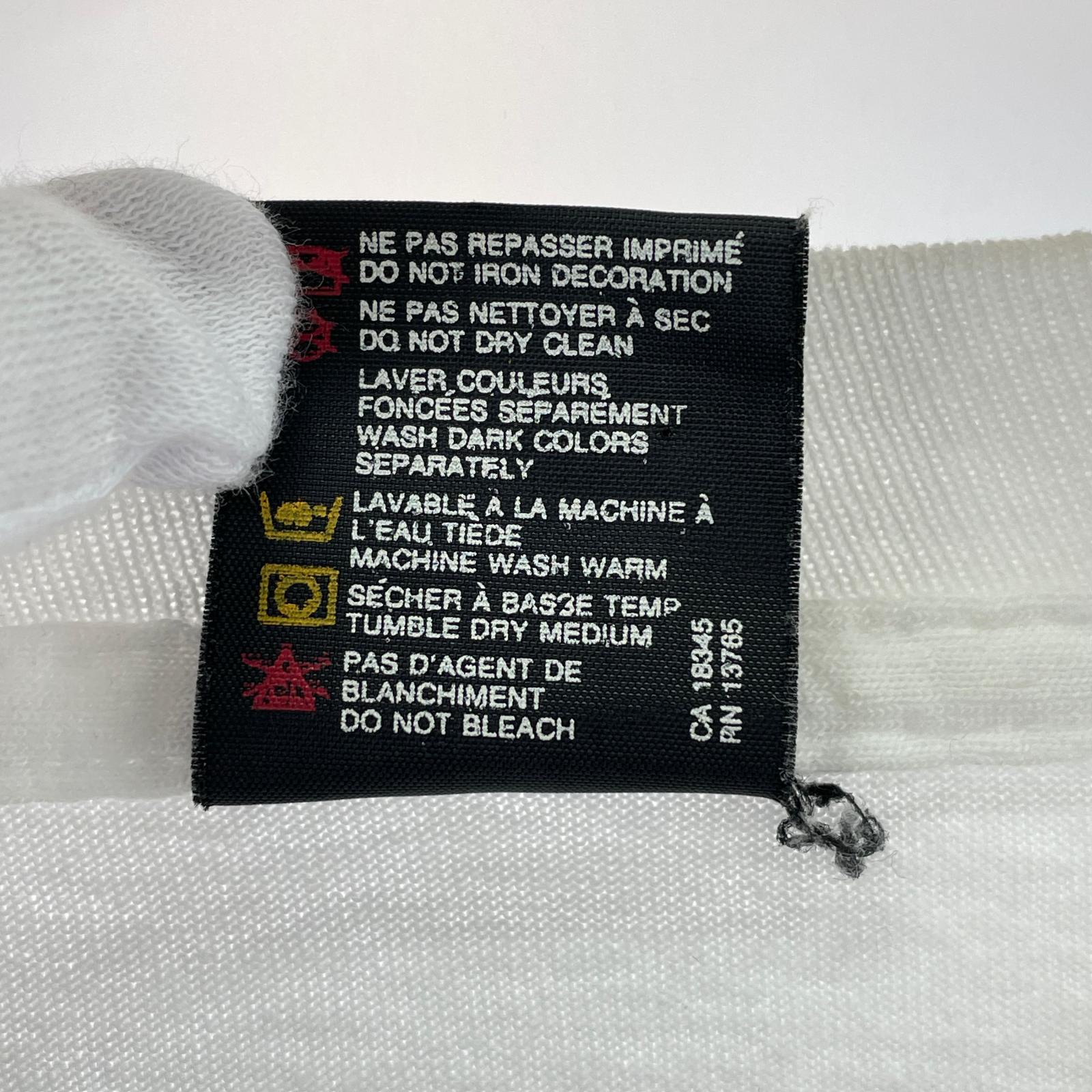 半袖Tシャツ フルーツボディ 90s ドッグプリントTシャツ (XL) ホワイト