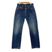 デニムパンツ Levi's 501XX 裏ボタン555 バレンシア製 32 ブルー