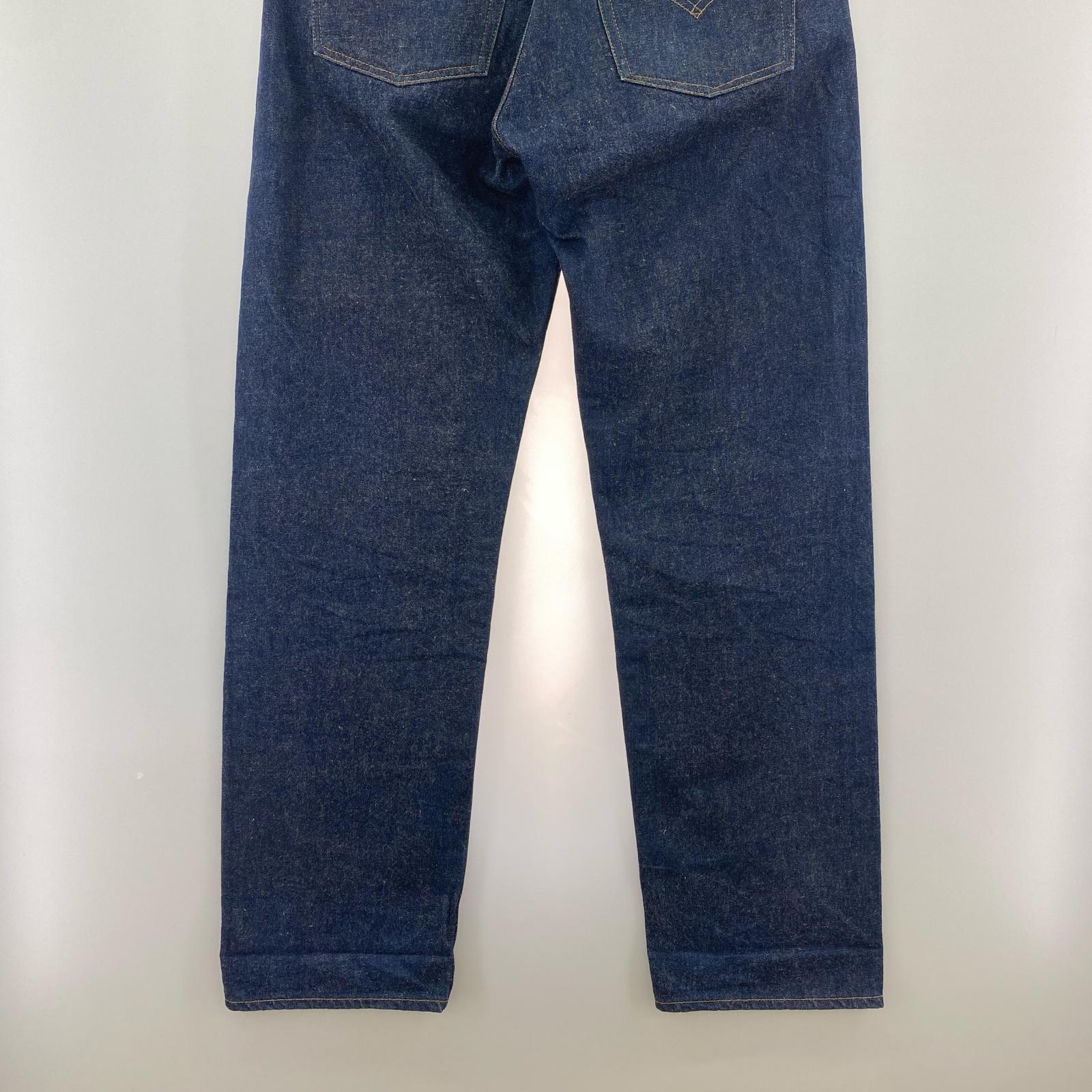 デニムパンツ Levi's 裏ボタン555 バレンシア 501 BIGE 110周年 (W33L36) 33 ネイビー