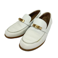 HERMES DESTIN LOAFER 白 (37)