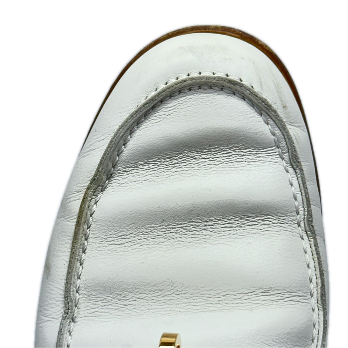 HERMES DESTIN LOAFER 白 (37)