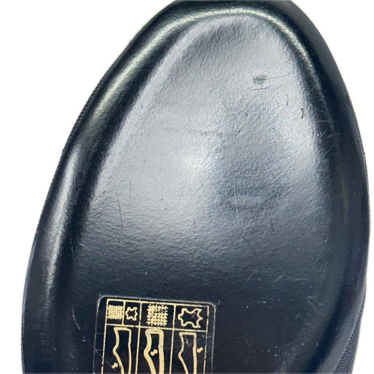 CHANEL メッシュフラットシューズ 黒 (34)