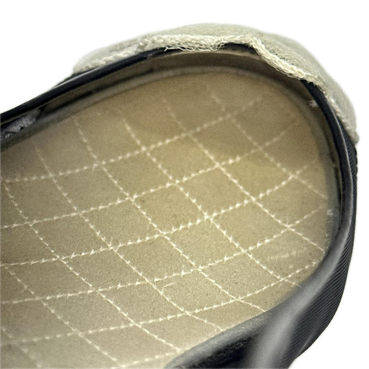 CHANEL メッシュフラットシューズ 黒 (34)