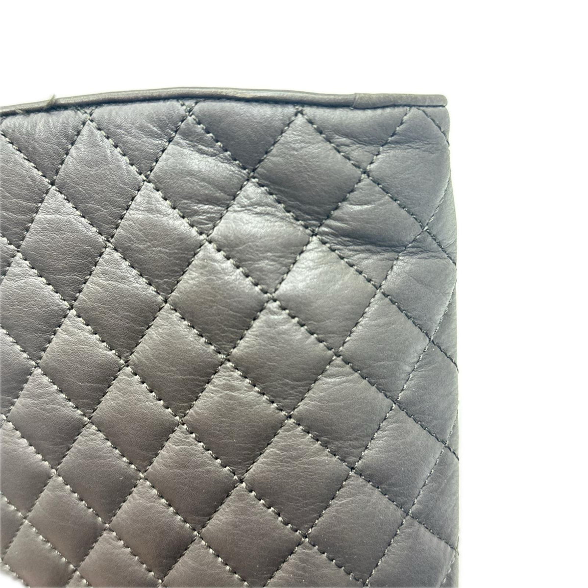 CHANEL マトラッセロングブーツ 茶