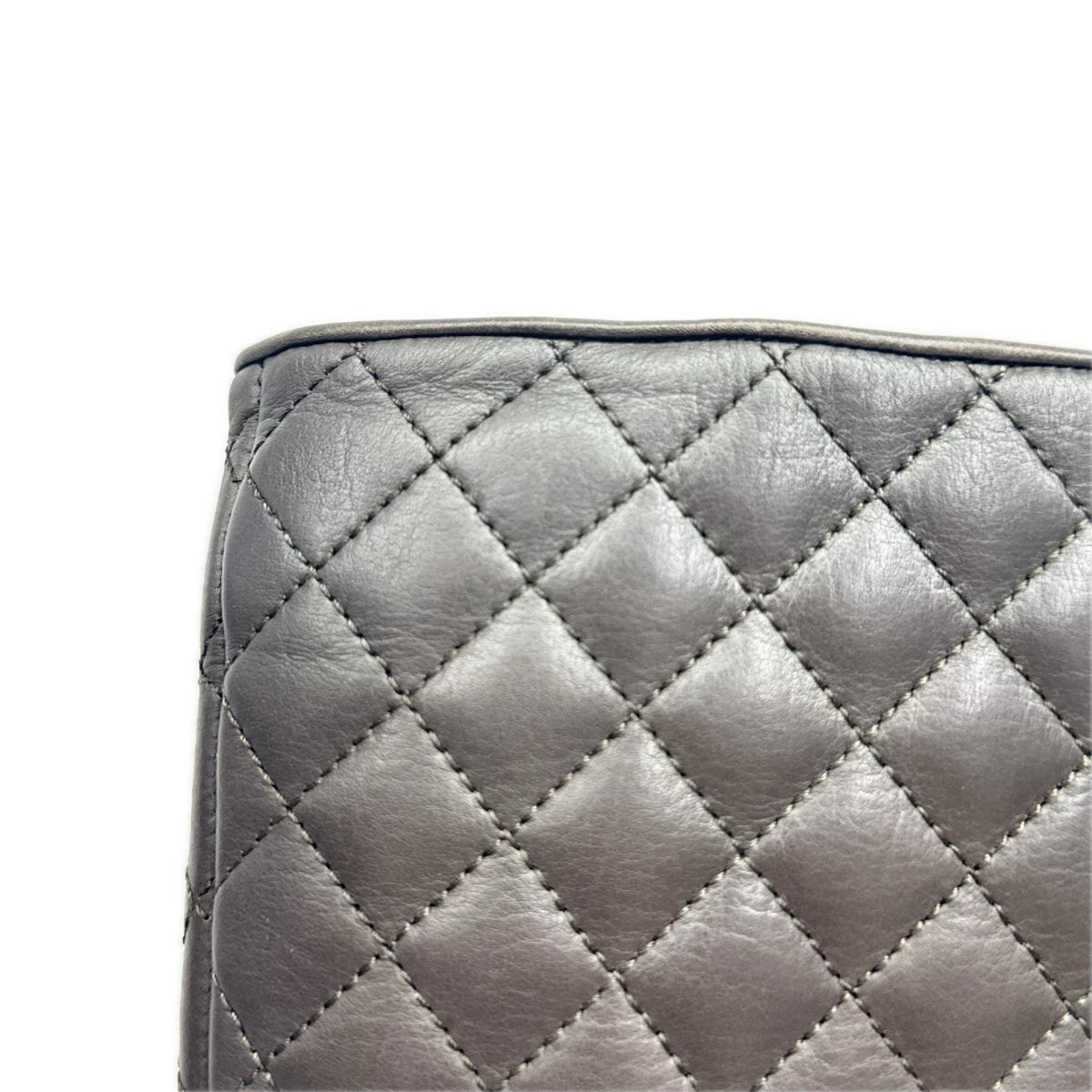 CHANEL マトラッセロングブーツ 茶