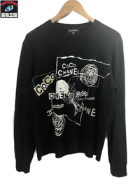 ココシャネル L/S TEE P63300K48961 黒 (M)