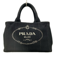 PRADA カナパ キャンパストートバッグ 黒 BN2439
