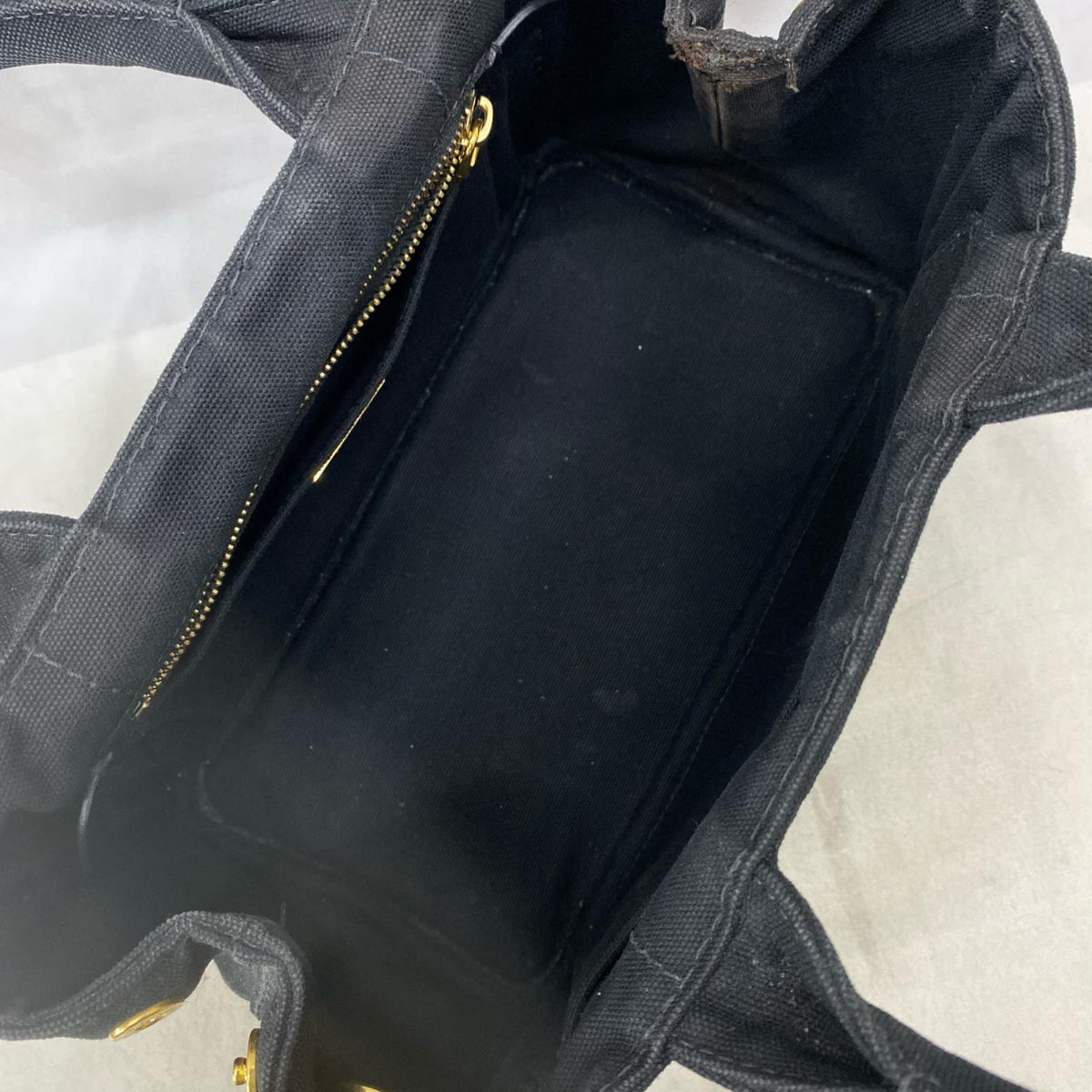 PRADA カナパ キャンパストートバッグ 黒 BN2439