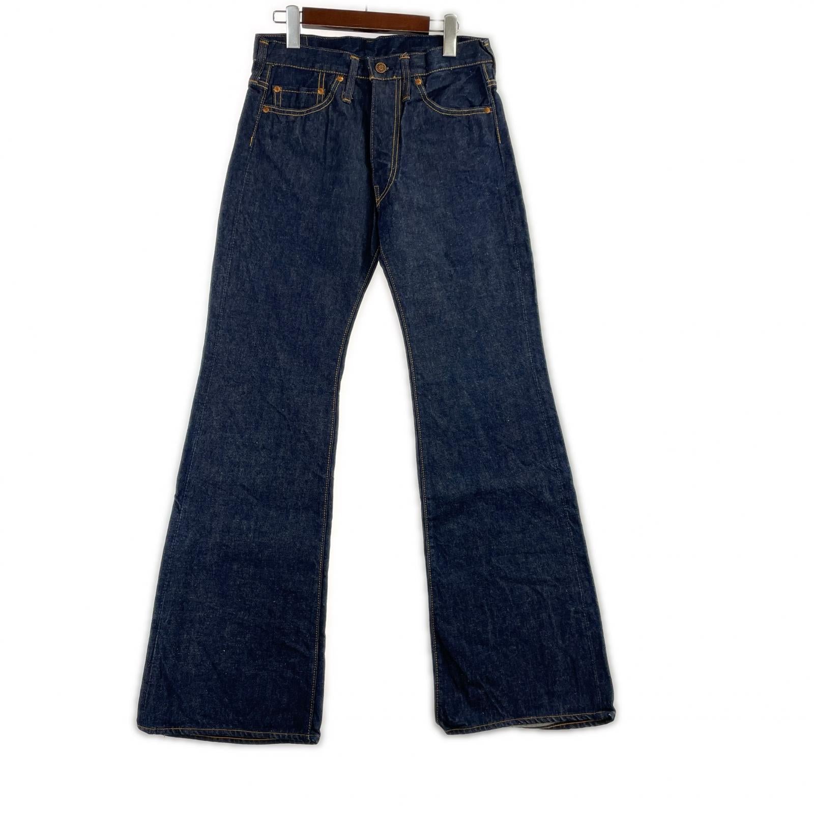 デニムパンツ 70s BIGSTONE フレア W31 31 ブルー