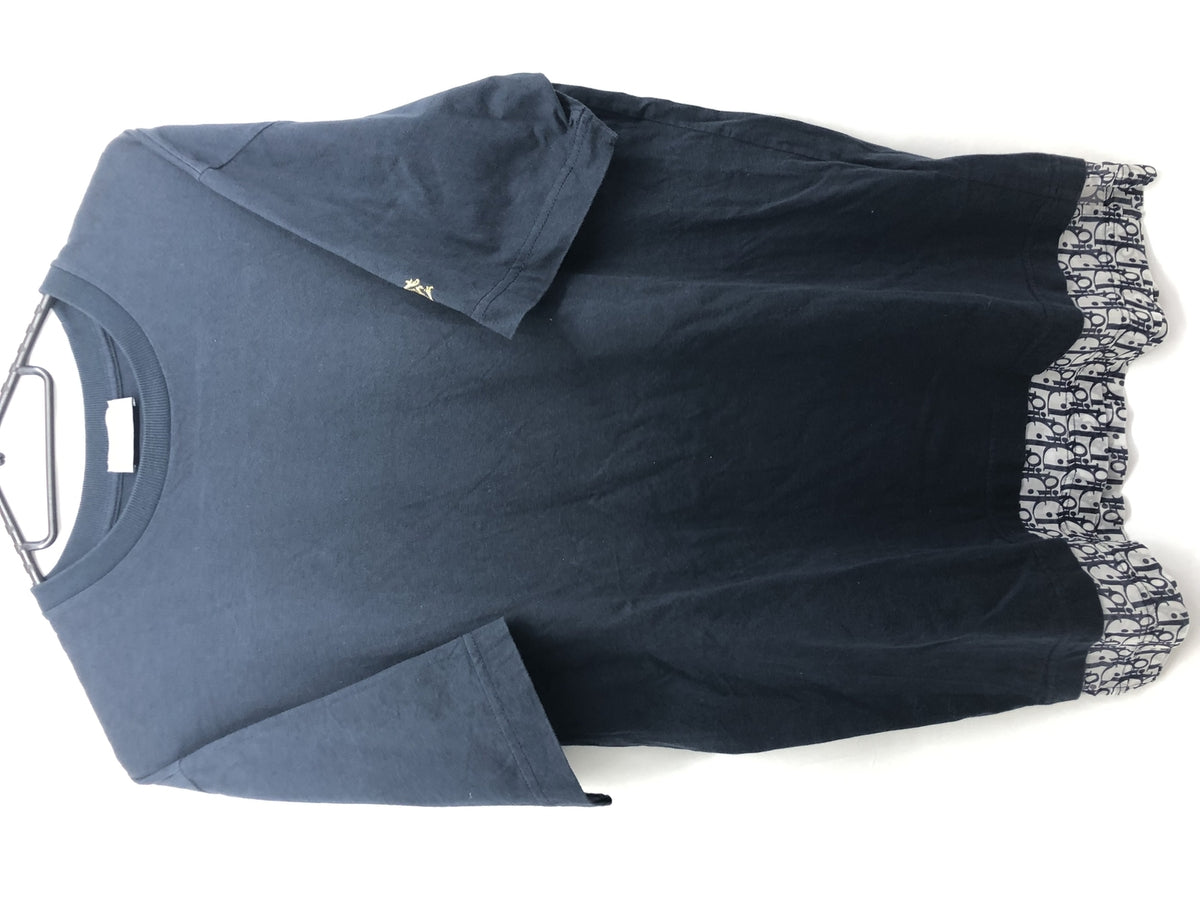 Dior HOMME 19ss レイヤードオブリークTee 紺 XS