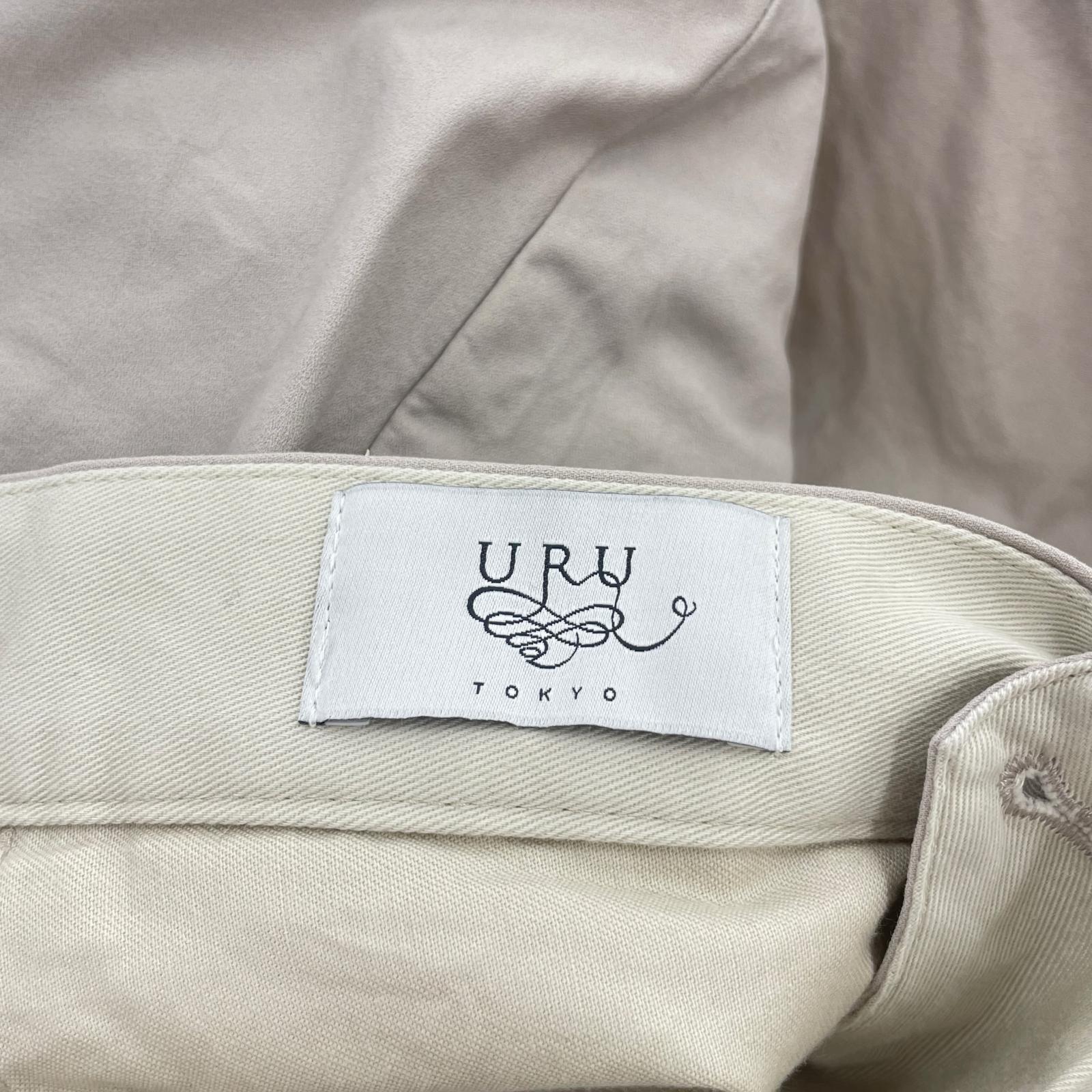 パンツ NASHIJI COTTON / BELTED WIDE PANTS 2 2 ベージュ