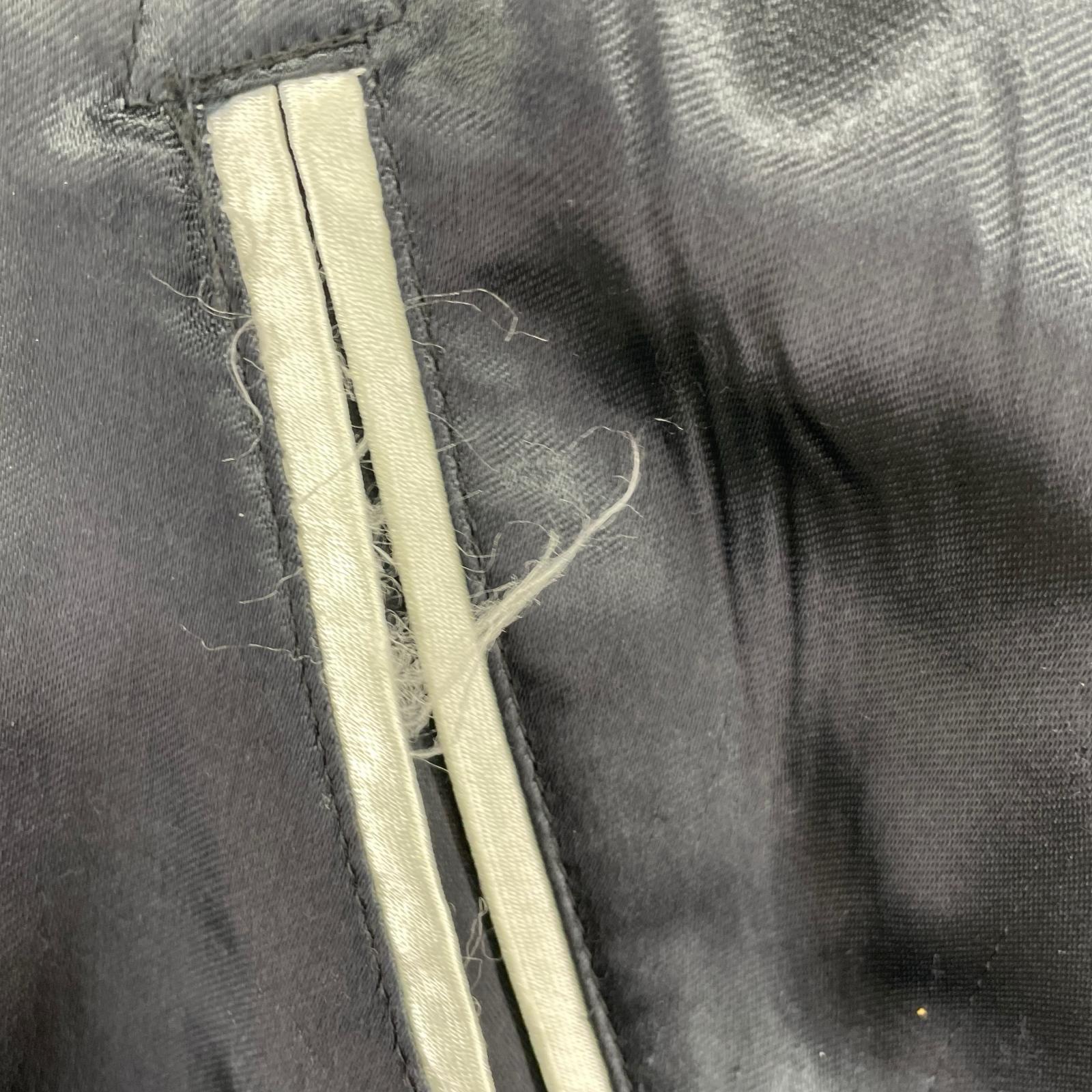 ジャケット VANSON ブルドッグ×スカル リバーシブルスカジャン M 黒 M