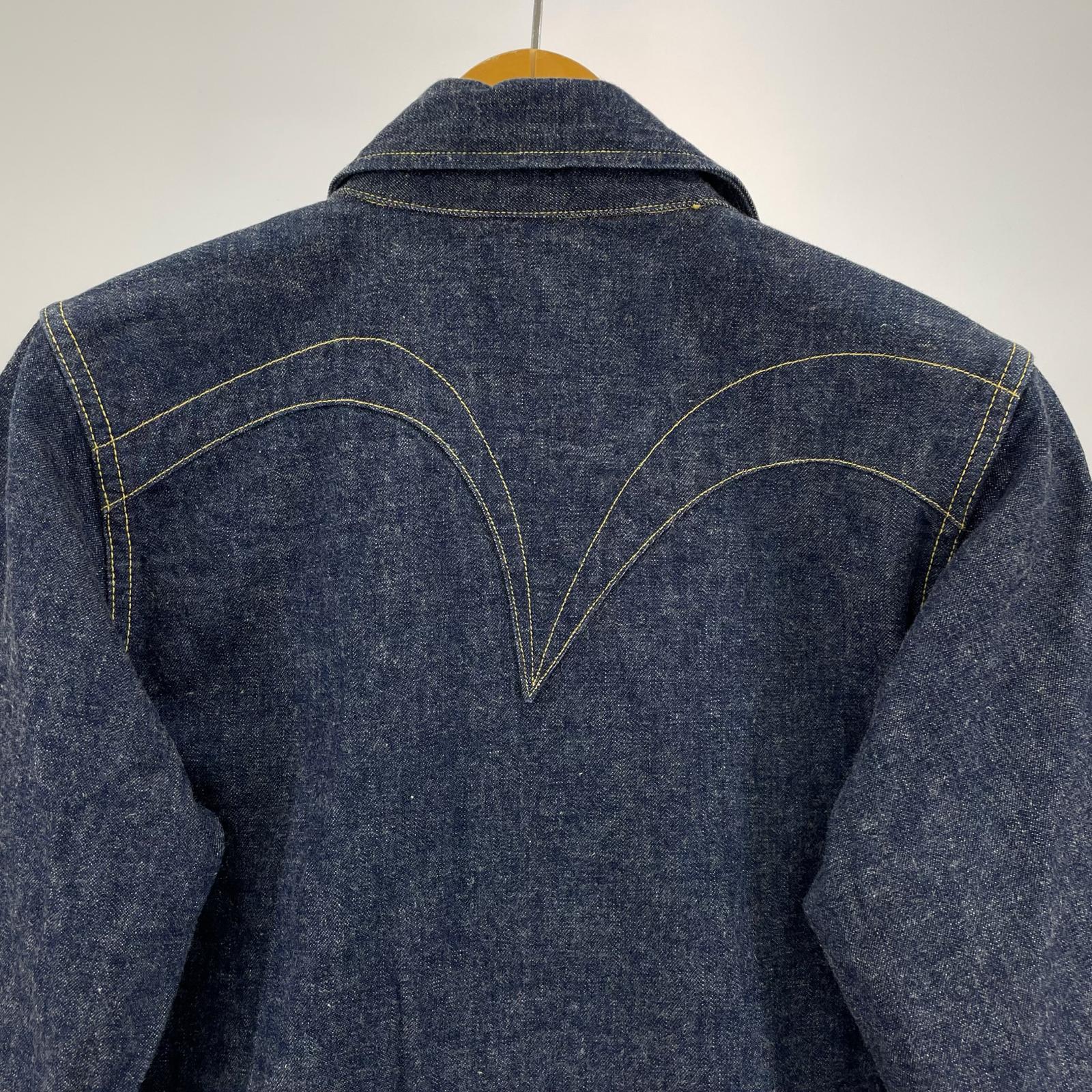 長袖シャツ SAMURAI JEANS デニムウエスタンシャツ SWD-L01 (S) S ネイビー