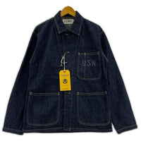 デニムジャケット COLIMBO NAVAL WORK JKT N-3 TYPE 12oz Denim ZB-0109 (S) S ネイビー