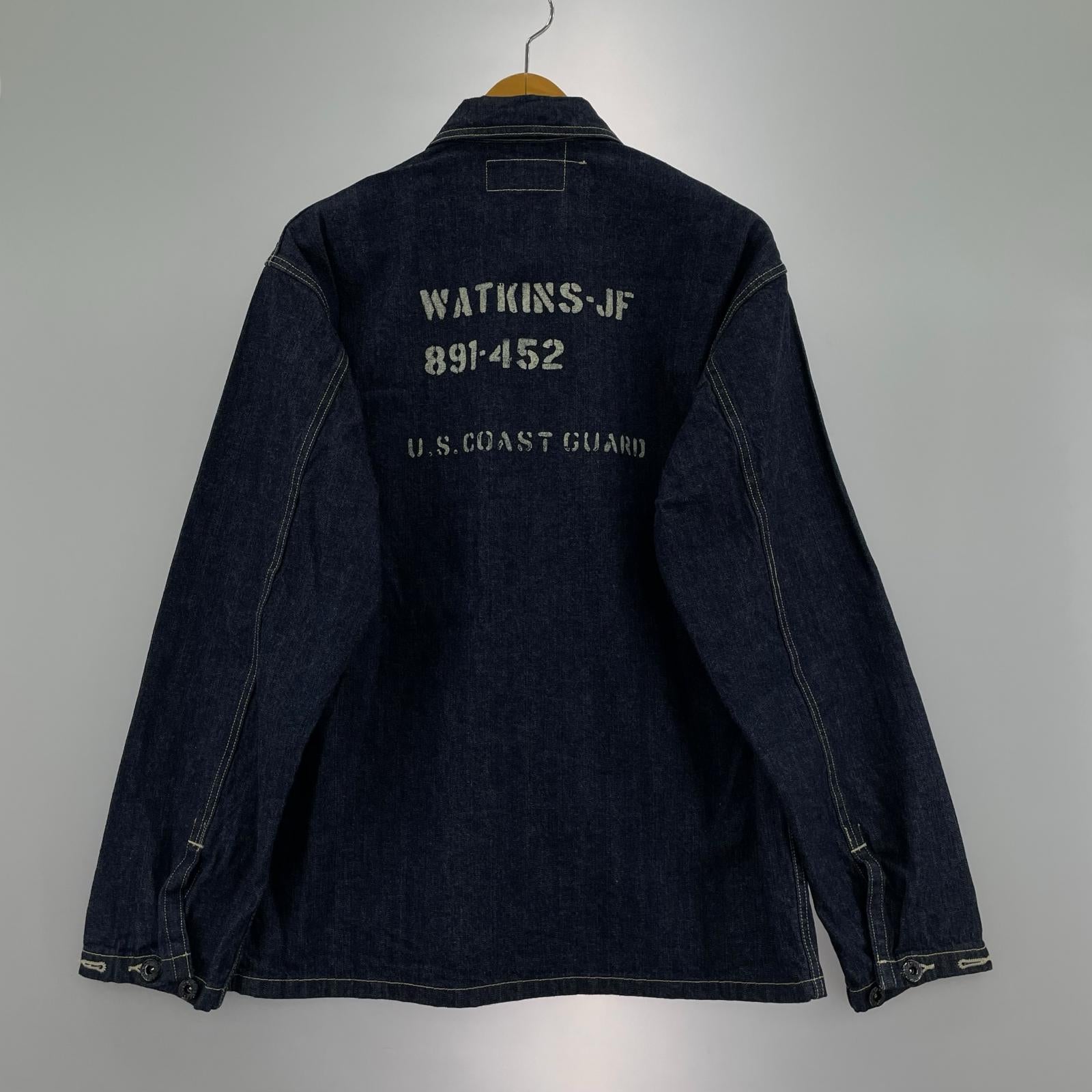 デニムジャケット COLIMBO NAVAL WORK JKT N-3 TYPE 12oz Denim ZB-0109 (S) S ネイビー