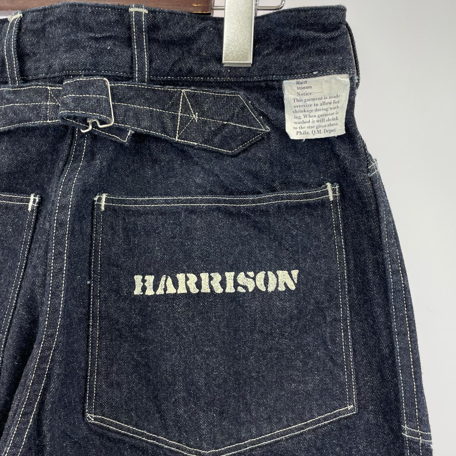 デニムパンツ COLIMBO ARMY DENIM PANTS CUSTOM HARRISON ZB-0201 INDIGO (S) S ネイビー