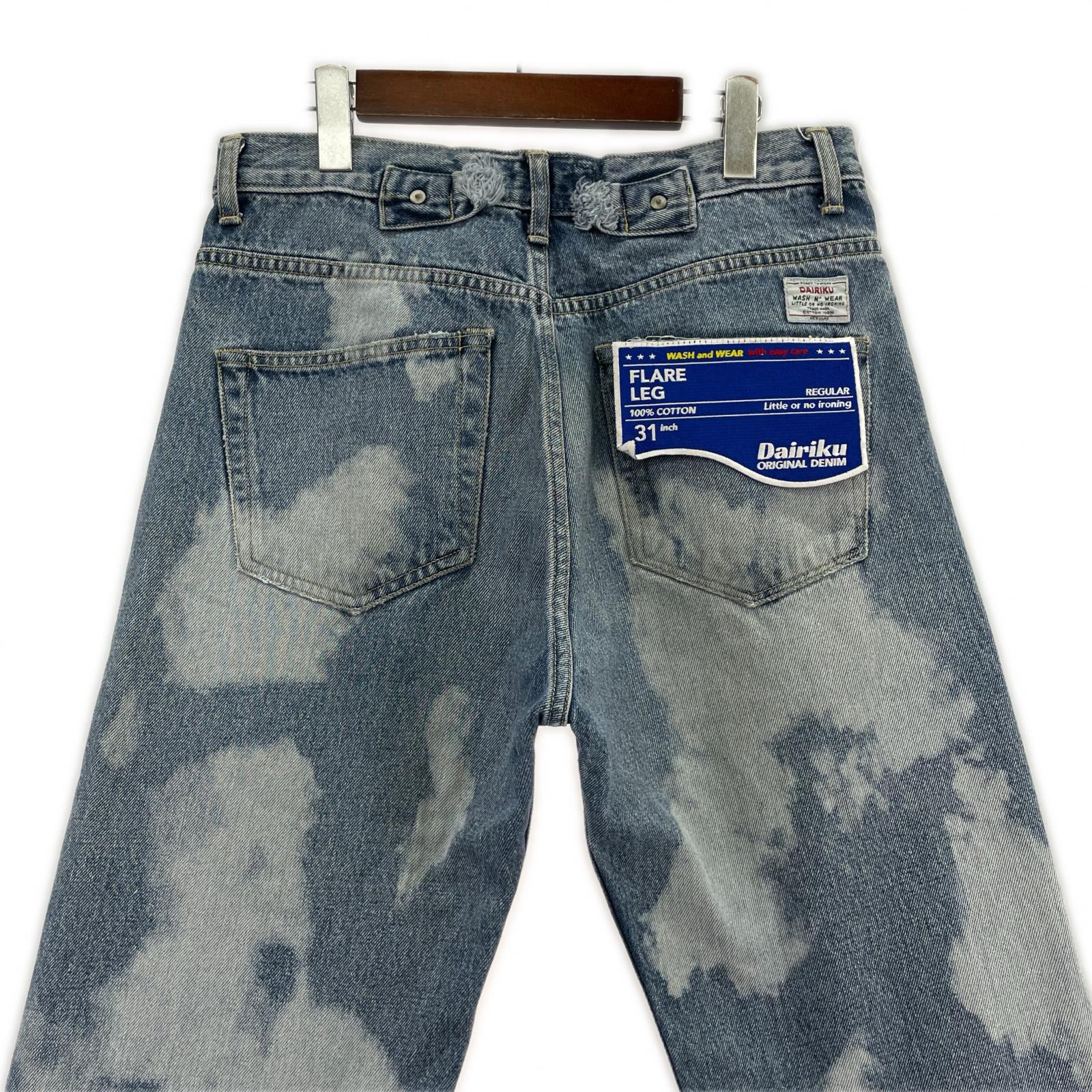 デニムパンツ 23AW bleach flare denim pants(31) 31