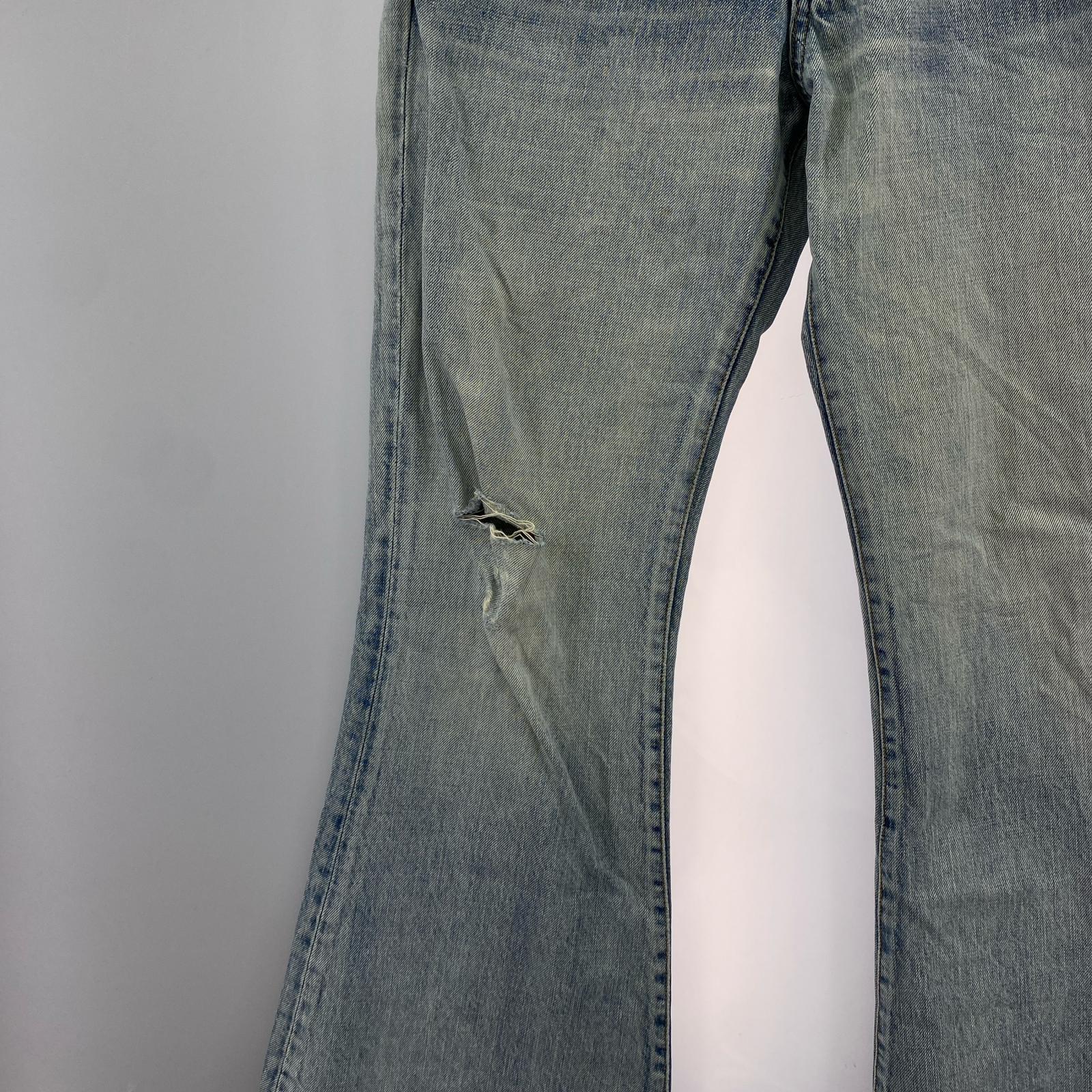 デニムパンツ FADED BELL-BOTTOM DENIM PANTS (34) 34 ブルー