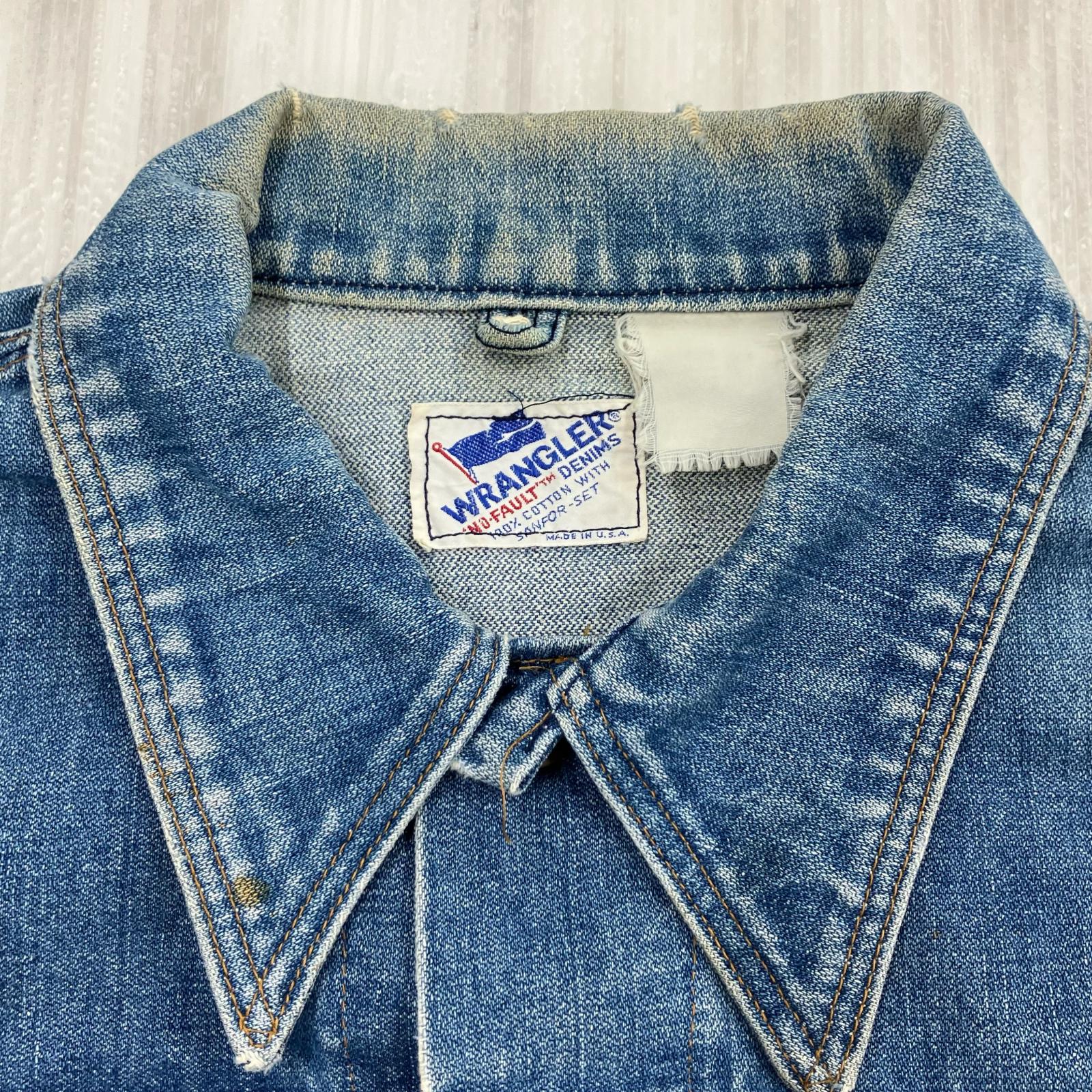デニムジャケット 80s USA製 ブルー