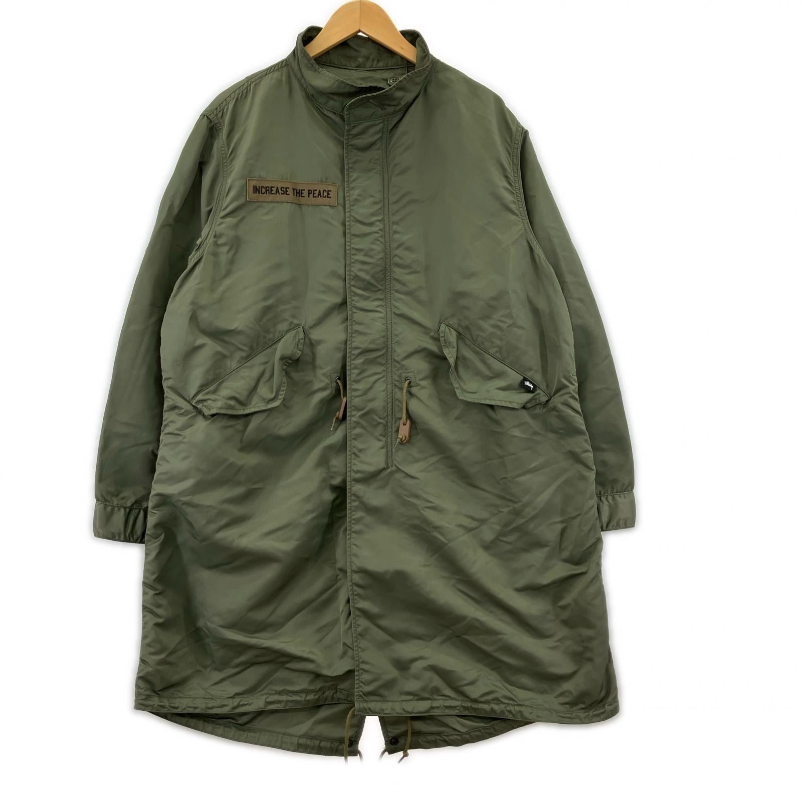 ジャケット ×ALPHA INDUSTRIES ミリタリーコート S カーキ