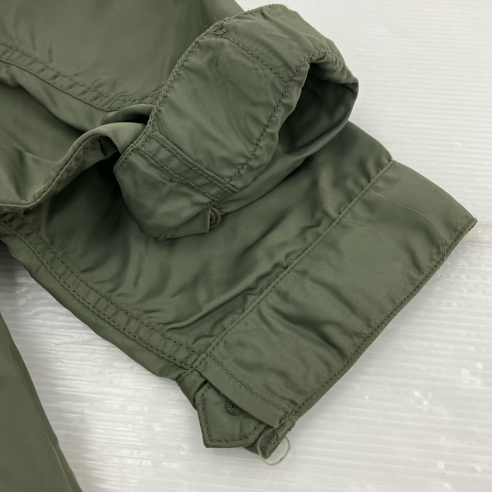 ジャケット ×ALPHA INDUSTRIES ミリタリーコート S カーキ